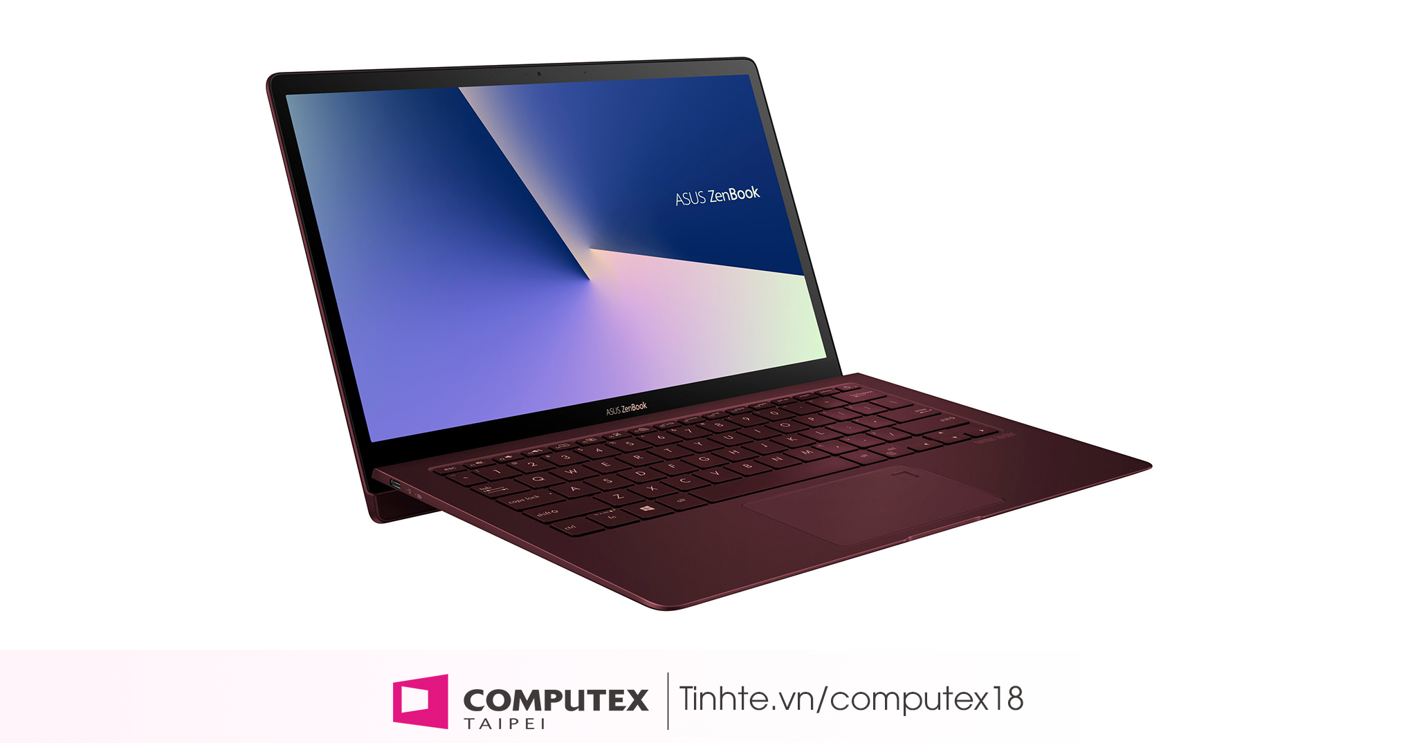 #Computex18 ASUS Zenbook S: bàn phím tự nghiêng, màn hình 13.3 inch, dày 12.9 ly, nặng 1kg,...