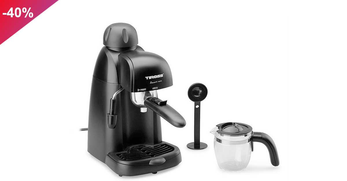 Máy Pha Cà Phê Espresso Tiross TS620 chỉ còn 789.000đ