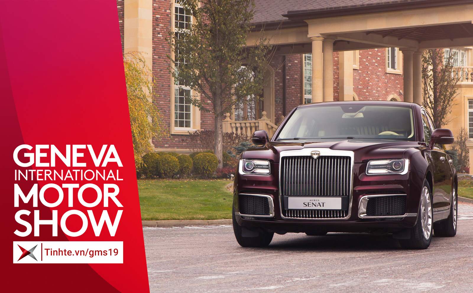 #GMS19: Aurus Senat 2019 - sedan hạng sang cỡ lớn đến từ Nga, động cơ V8 hoặc V12, giá từ 152.000$