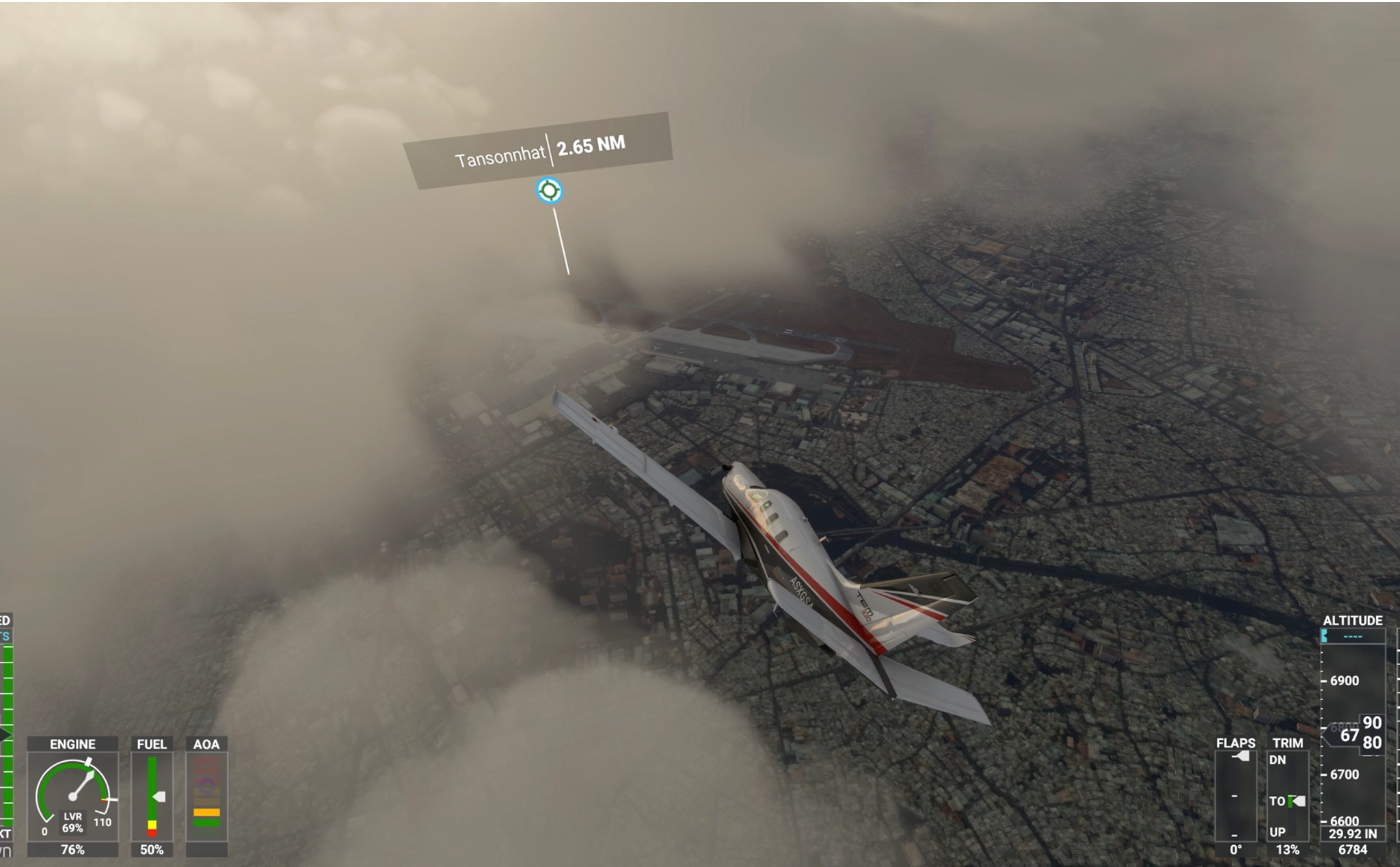 Trải nghiệm Flight Simulator 2020 - game 2 triệu GB: Cất cánh từ Tân Sơn Nhất bay ngắm cảnh Sài Gòn