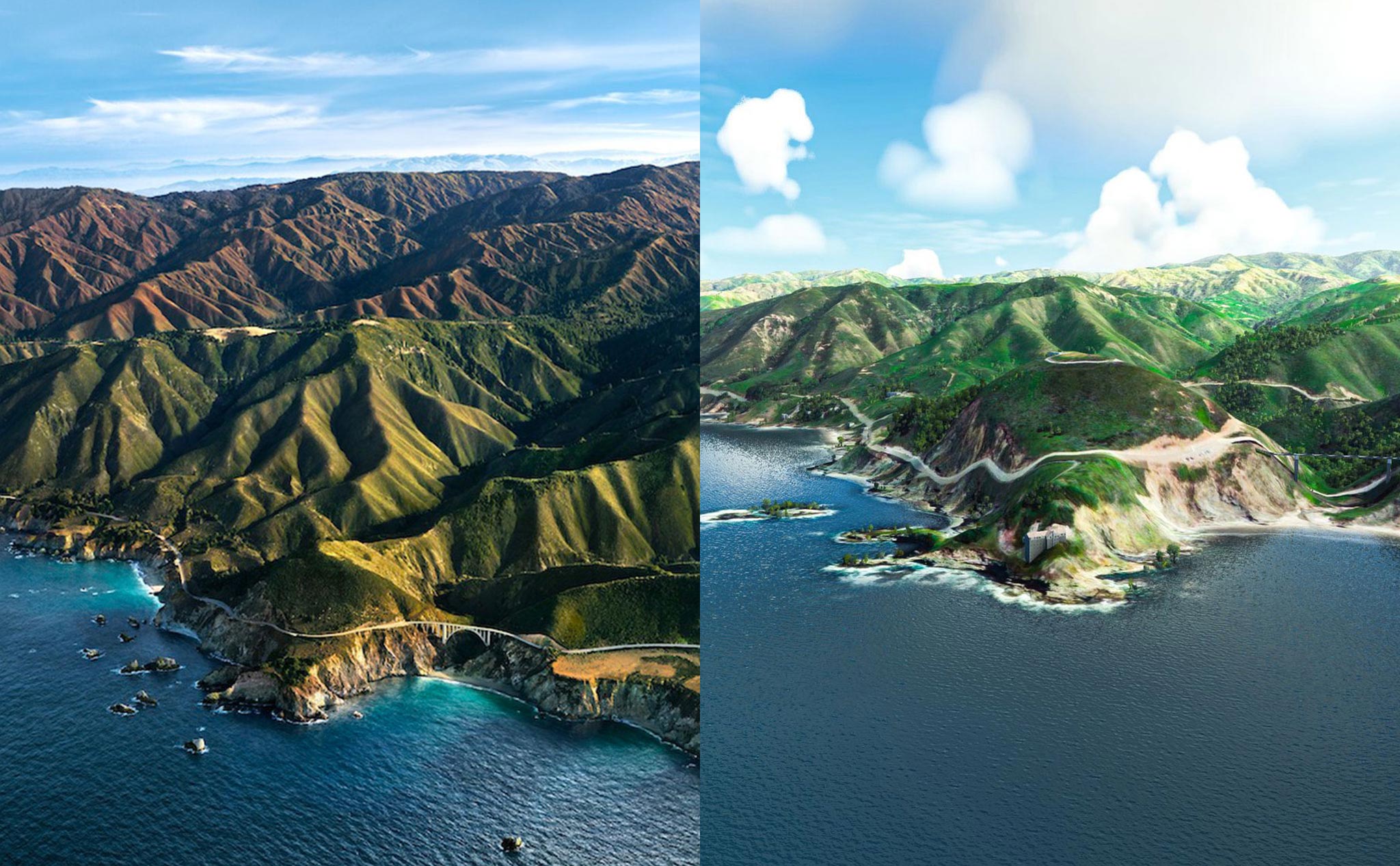 Đây là những hình nền phong cảnh trên macOS được tái tạo lại qua Flight Simulator 2020