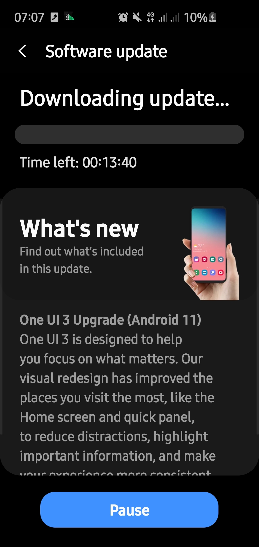 One Ui3 Android 11 cho Samsung, anh em lên hết chưa. Mình đang lên cho S10E