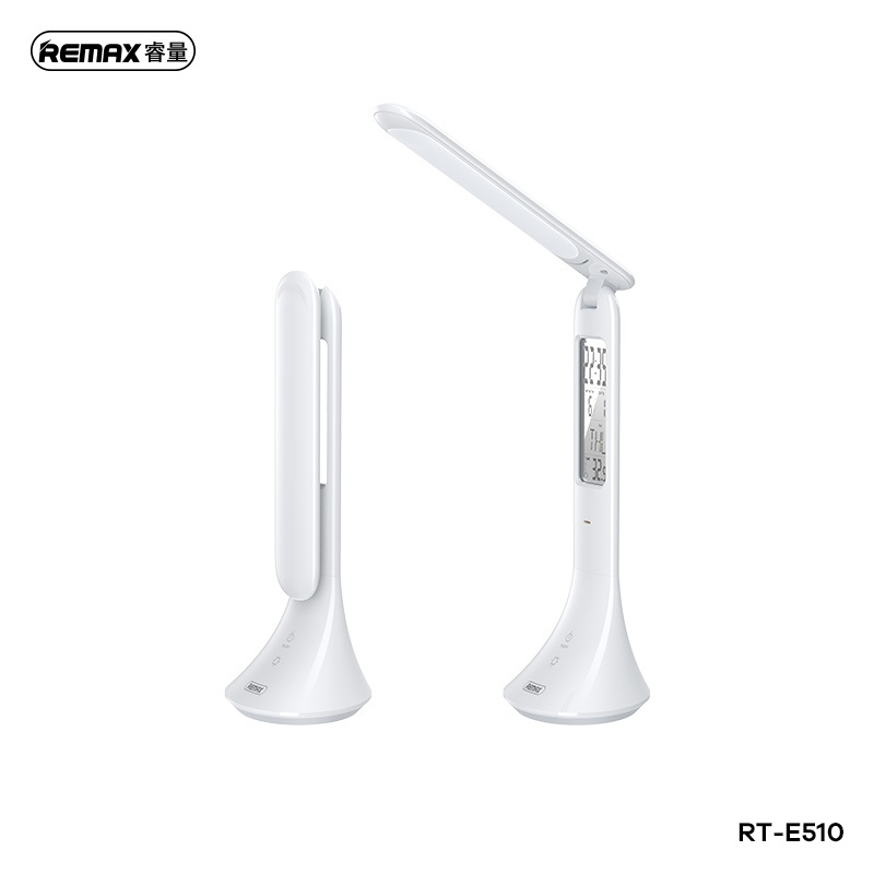 Đèn Led để bàn thông minh tích hợp đồng hồ Remax RT-E510 bảo vệ mắt