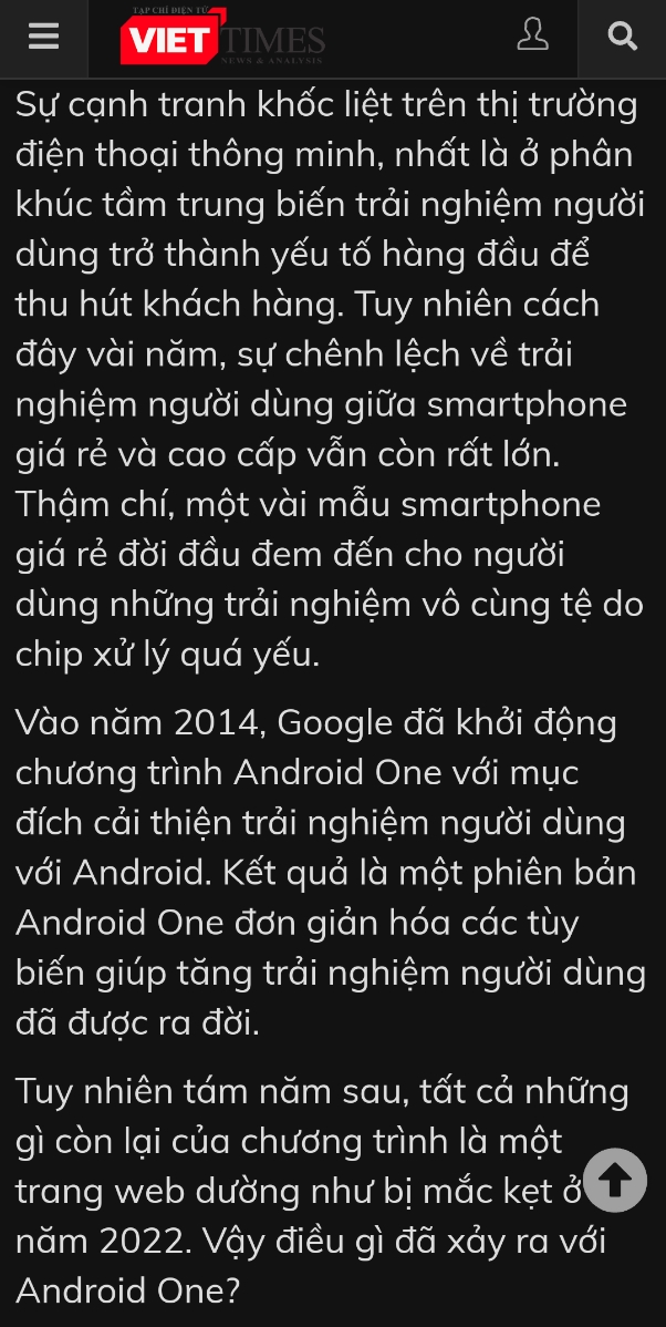 Từng được xem là con cưng Google nhưng giờ đây Android One đang đứng trước nguy cơ phải khai tử