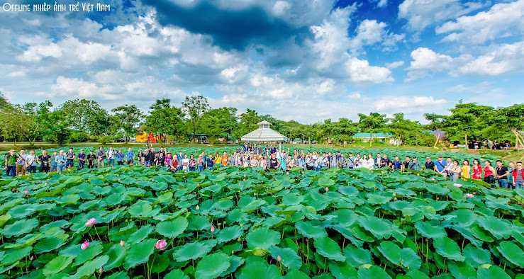 Hình ảnh buổi offline chụp hoa Sen tháng 6/2019 tại bãi đá sông Hồng