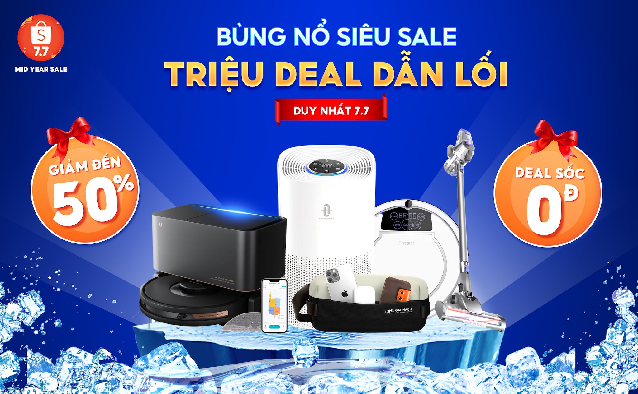 [QC] Shopee 7.7 – Bùng nổ siêu sale – Triệu Deal dẫn lối