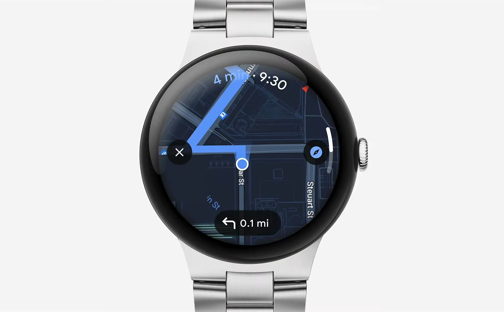 Google Maps trên đồng hồ Wear OS đã cho tải về bản đồ offline
