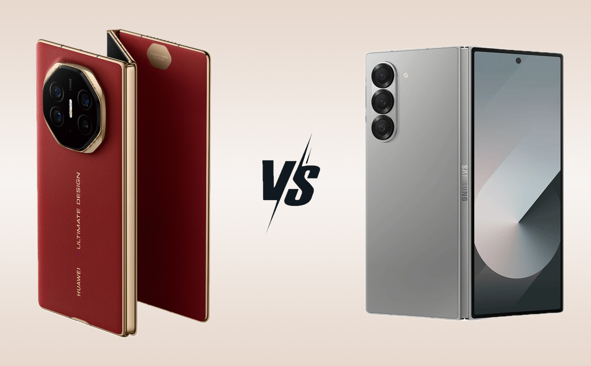 So sánh HUAWEI Mate XT ULTIMATE DESIGN VS Samsung Galaxy Z Fold6