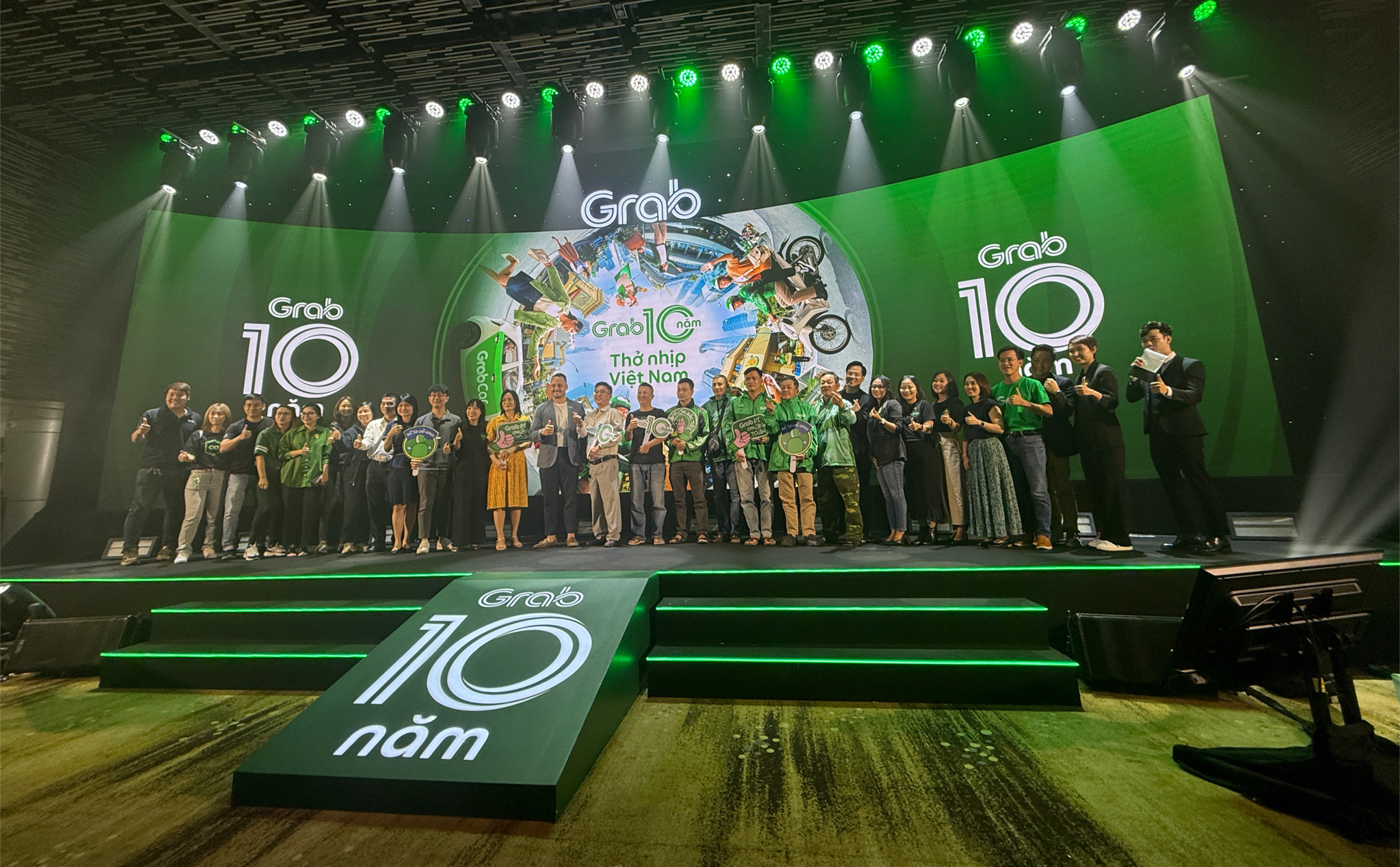 Grab có mặt tại Việt Nam tròn 10 năm