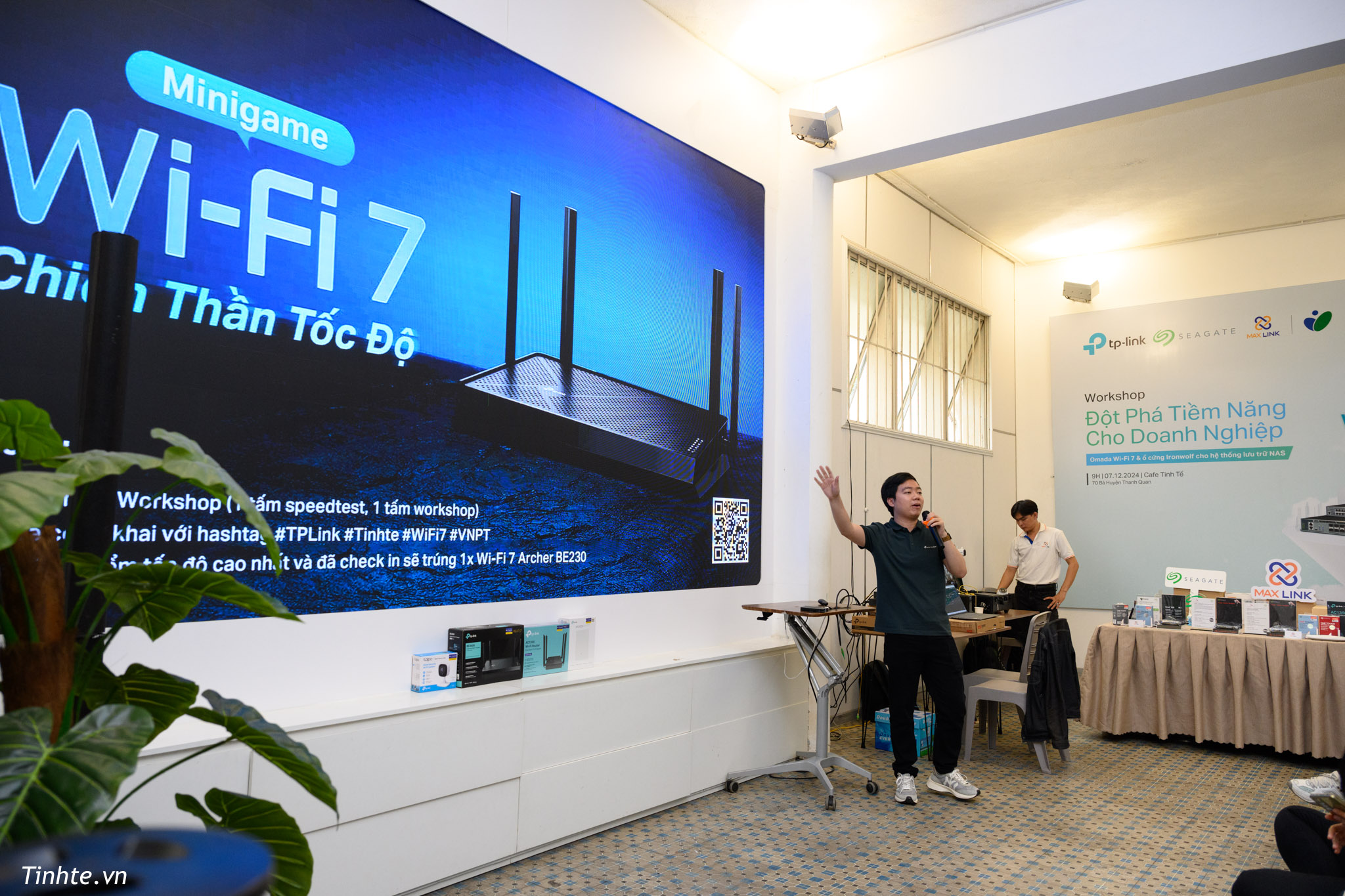Hình ảnh sự kiện: Đột phá tiềm năng cho doanh nghiệp - Omada Wi-Fi 7 & ổ cứng Ironwolf