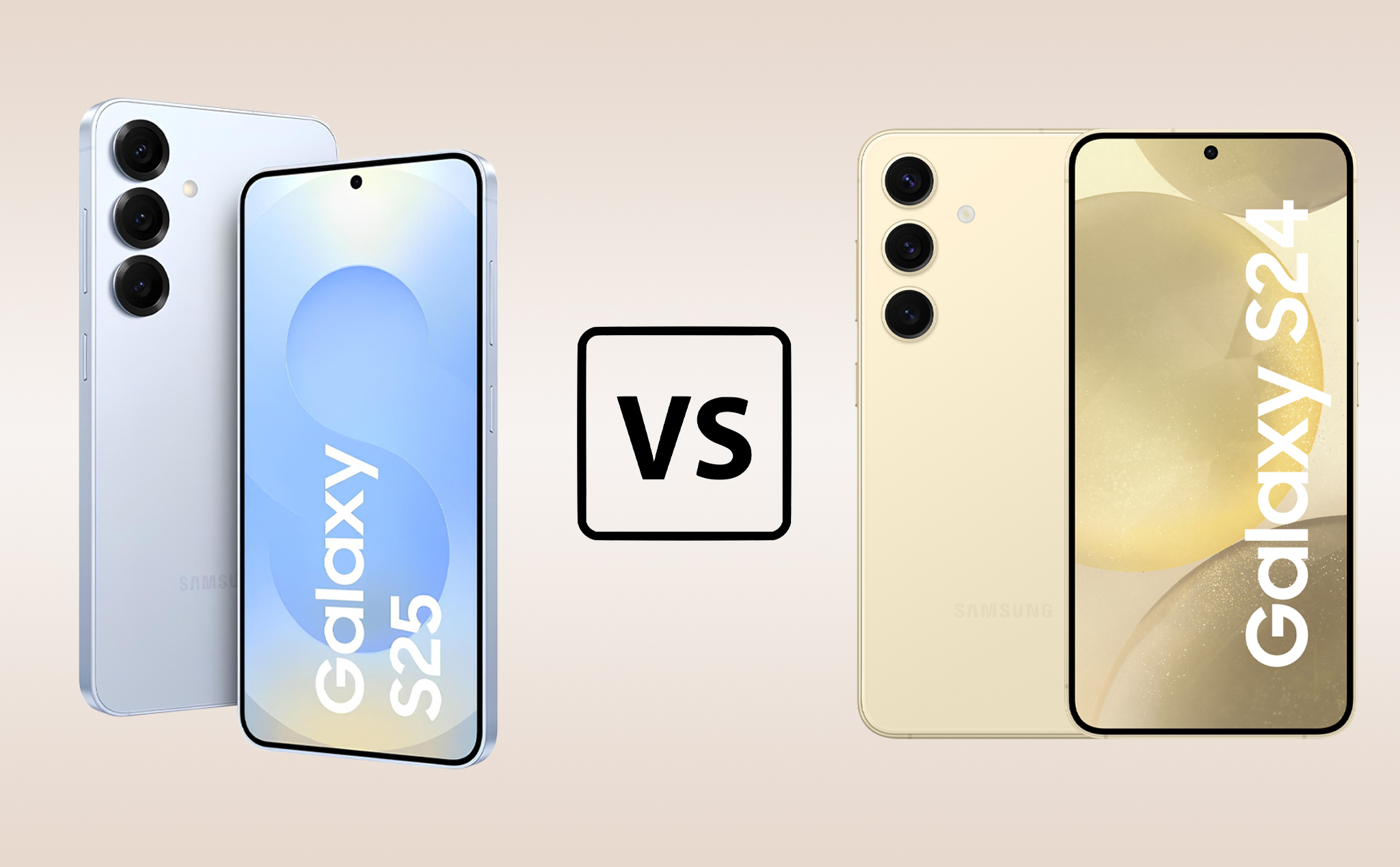 So sánh Samsung Galaxy S25 VS Samsung Galaxy S24