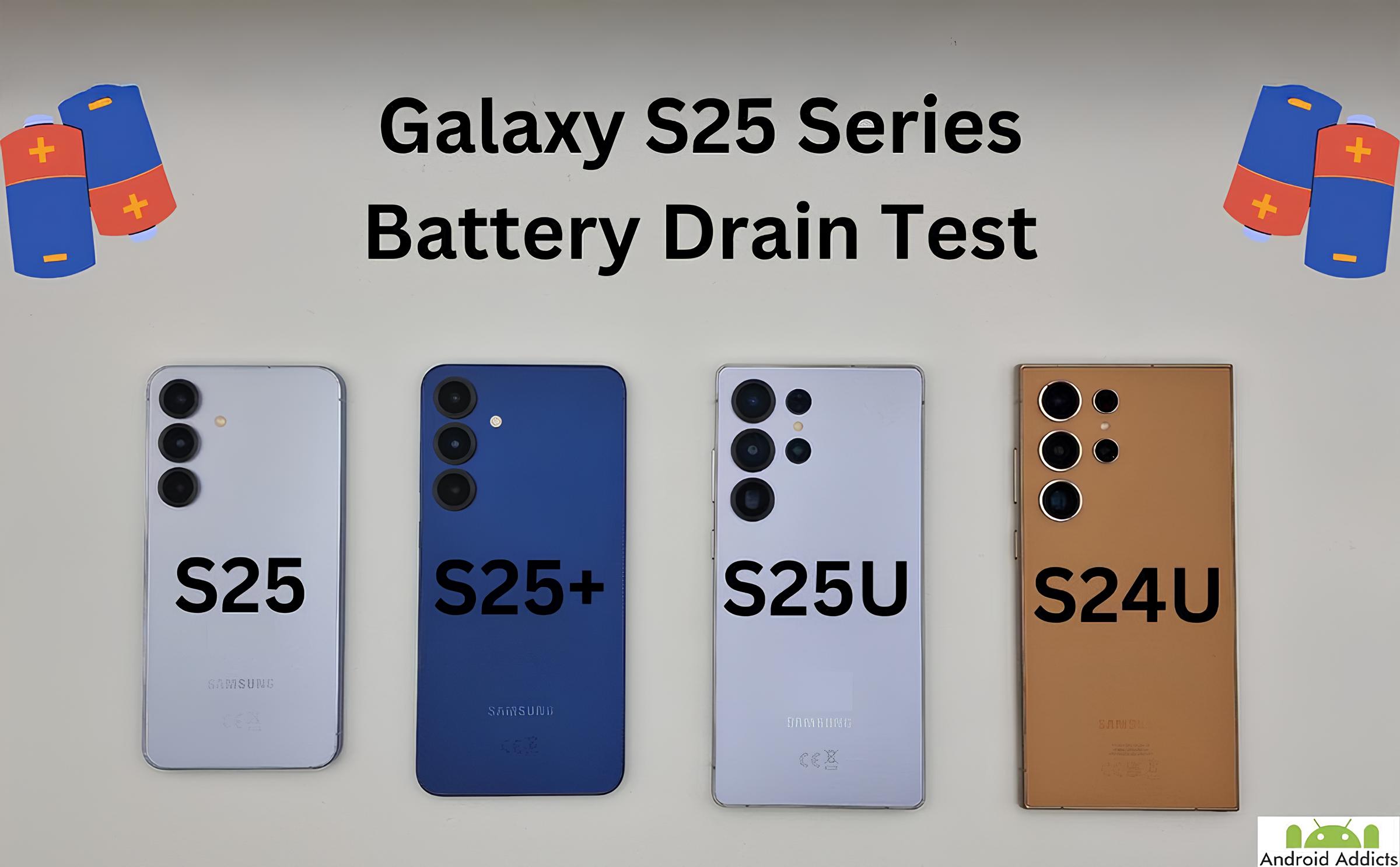 Samsung Galaxy S25+ có thời lượng pin tốt hơn Galaxy S25 Ultra và Galaxy S24 Ultra