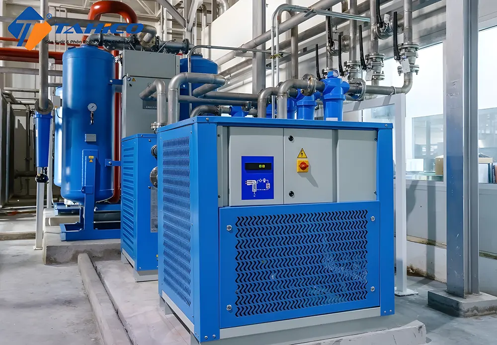 Máy sấy khí nén – Giải pháp tối ưu bảo vệ hệ thống khí nén
