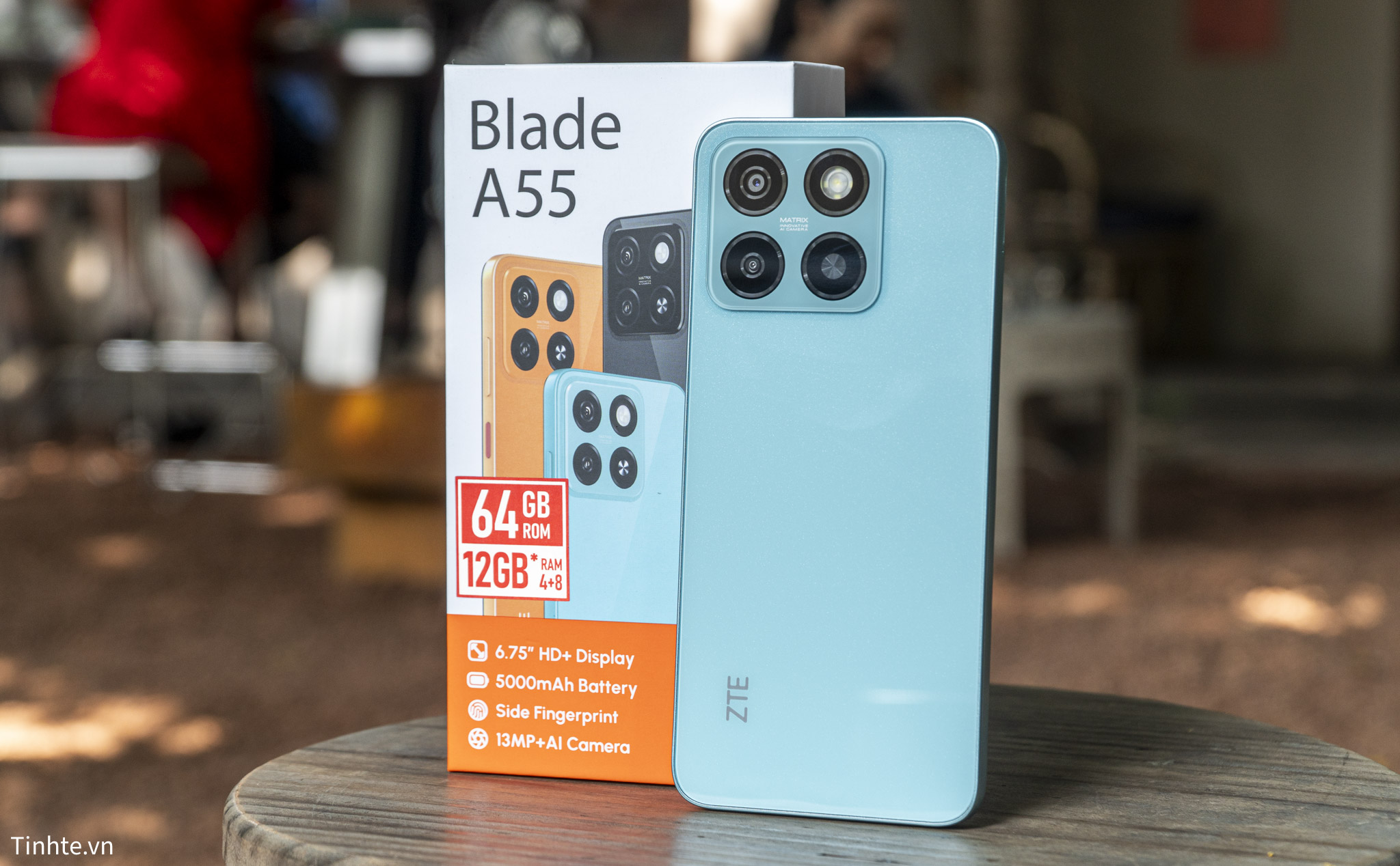Trên tay ZTE Blade A55: Tính năng thông báo Live Island, pin lớn 5.000 mAh