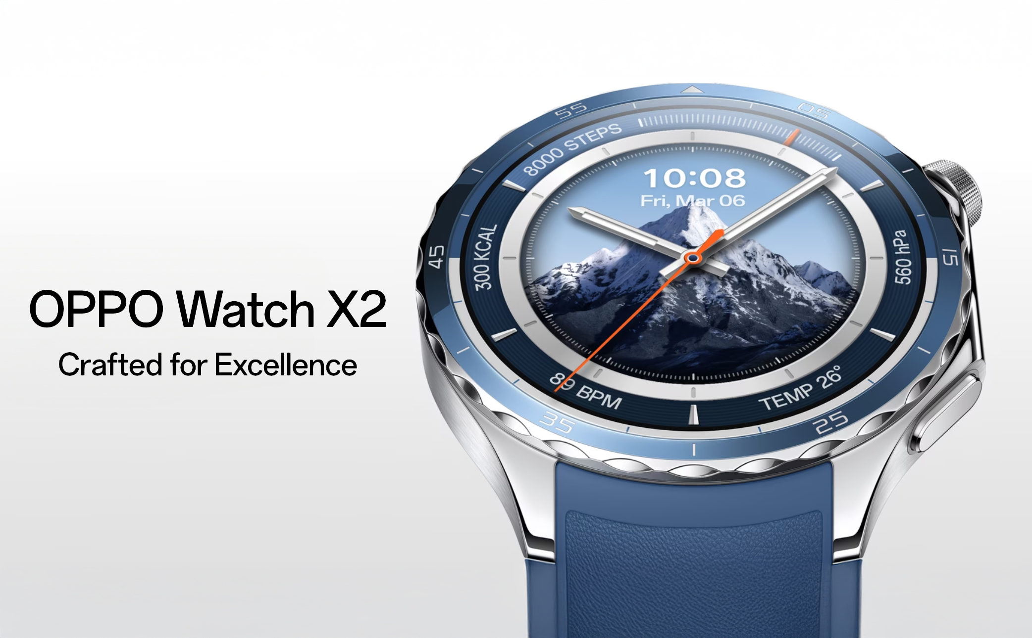 OPPO Watch X2 ra mắt: Viền bezel hợp kim titan, độ bền chuẩn quân đội Mỹ, pin 16 ngày, giá 9.5 triệu