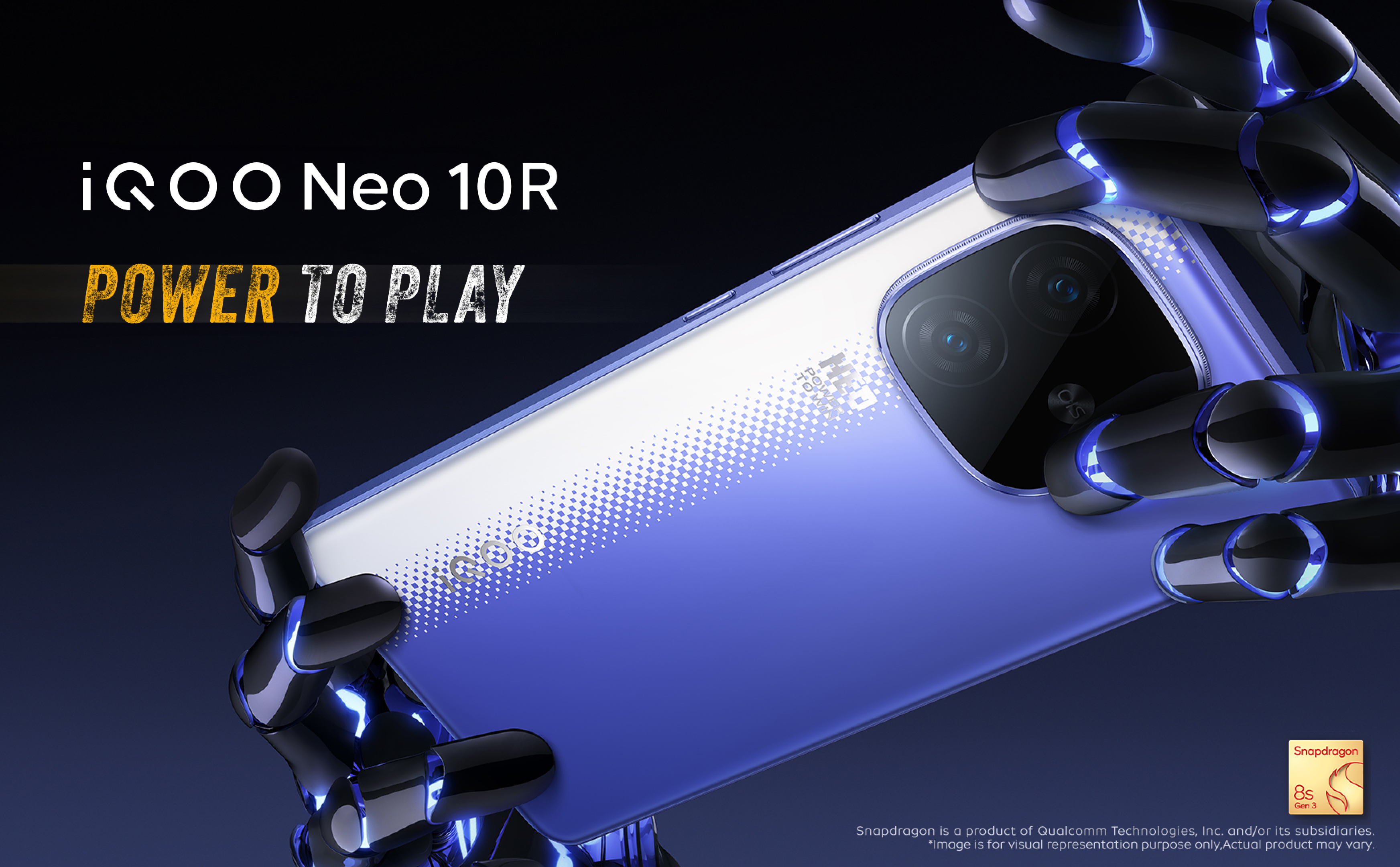 iQOO Neo 10R ra mắt: Snapdragon 8s Gen 3, pin 6.400 mAh, camera Sony IMX882, giá từ 7.8 triệu