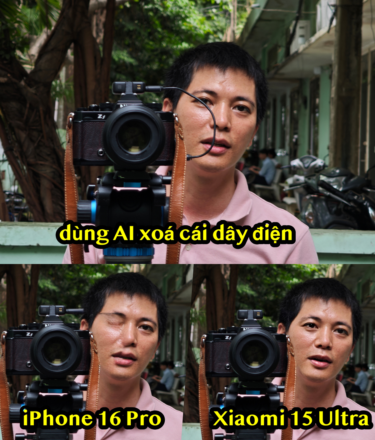Xin lỗi Tùng Trịnh vì cái hình nhìn sợ quá...