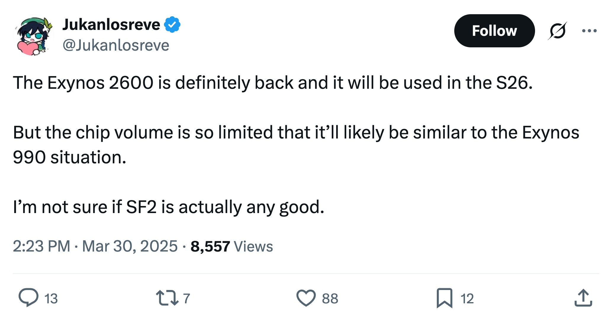 leaker Jukanlosreve exynos 2600.jpeg