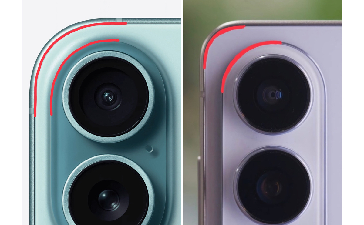 Góc bo tròn trên S25 Edge không đồng nhất với cụm camera như iPhone 16, anh em nghĩ sao?