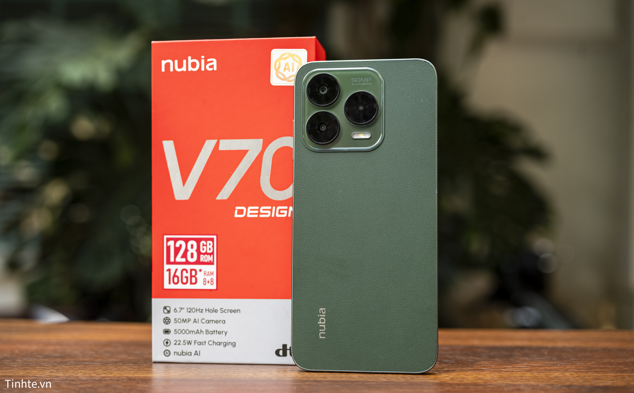 Trên tay nubia V70 Design: Màn hình 120 Hz, có tính năng AI, pin 5.000 mAh