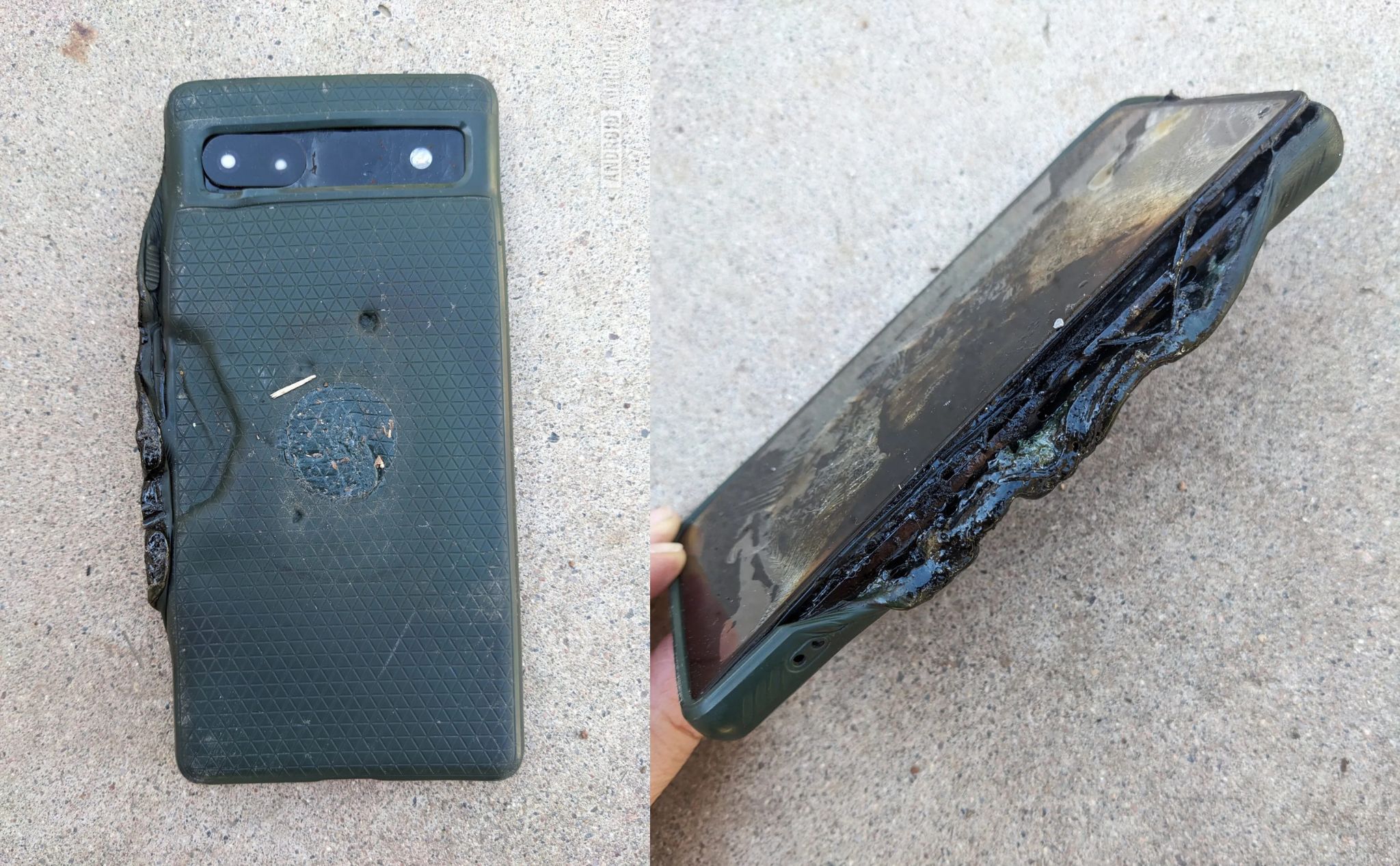 Google Pixel 6a bị nóng chảy do pin quá nhiệt khi sạc qua đêm