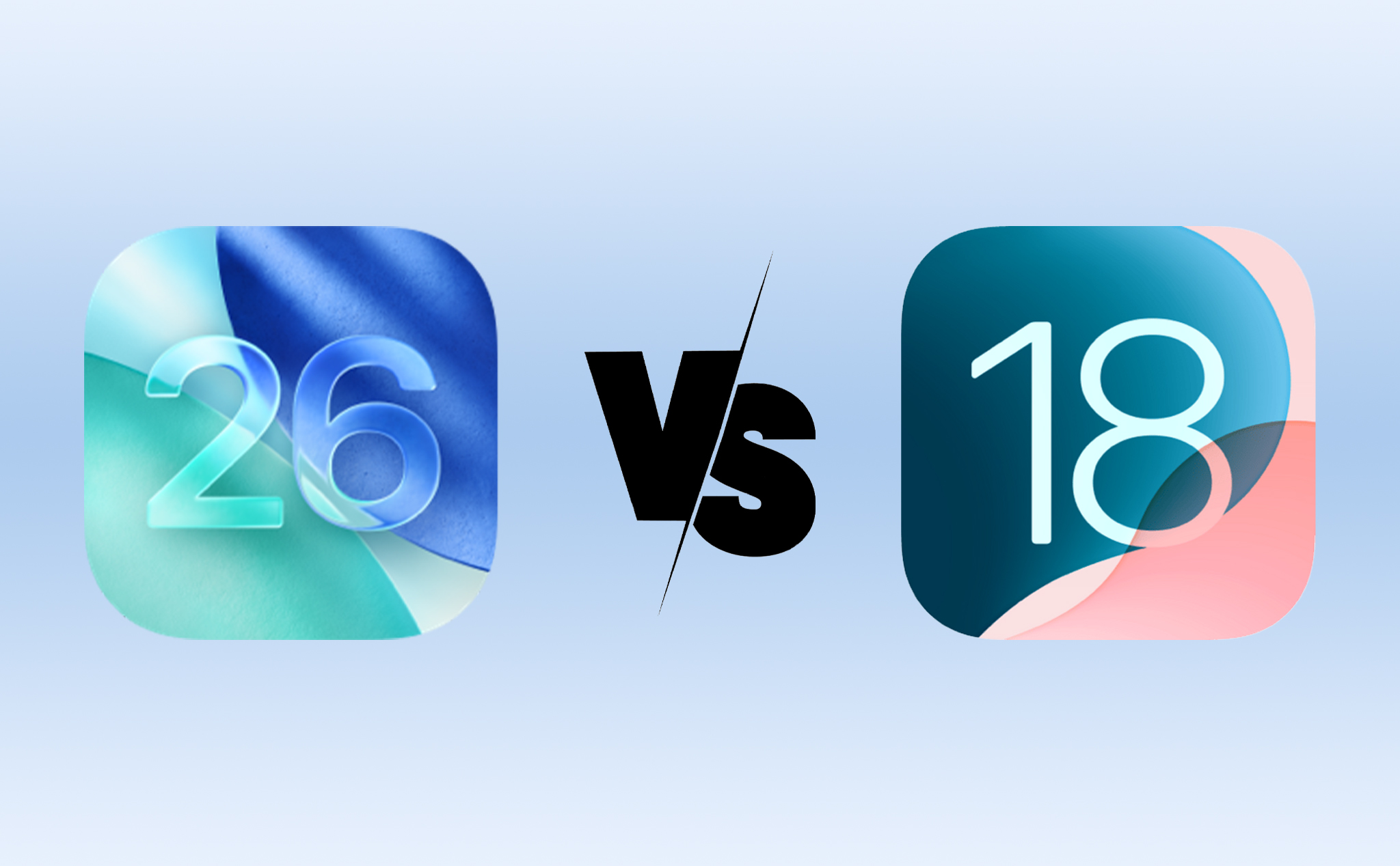 So sánh giao diện iOS 26 (Beta 1) VS iOS 18: Quá trời kính!
