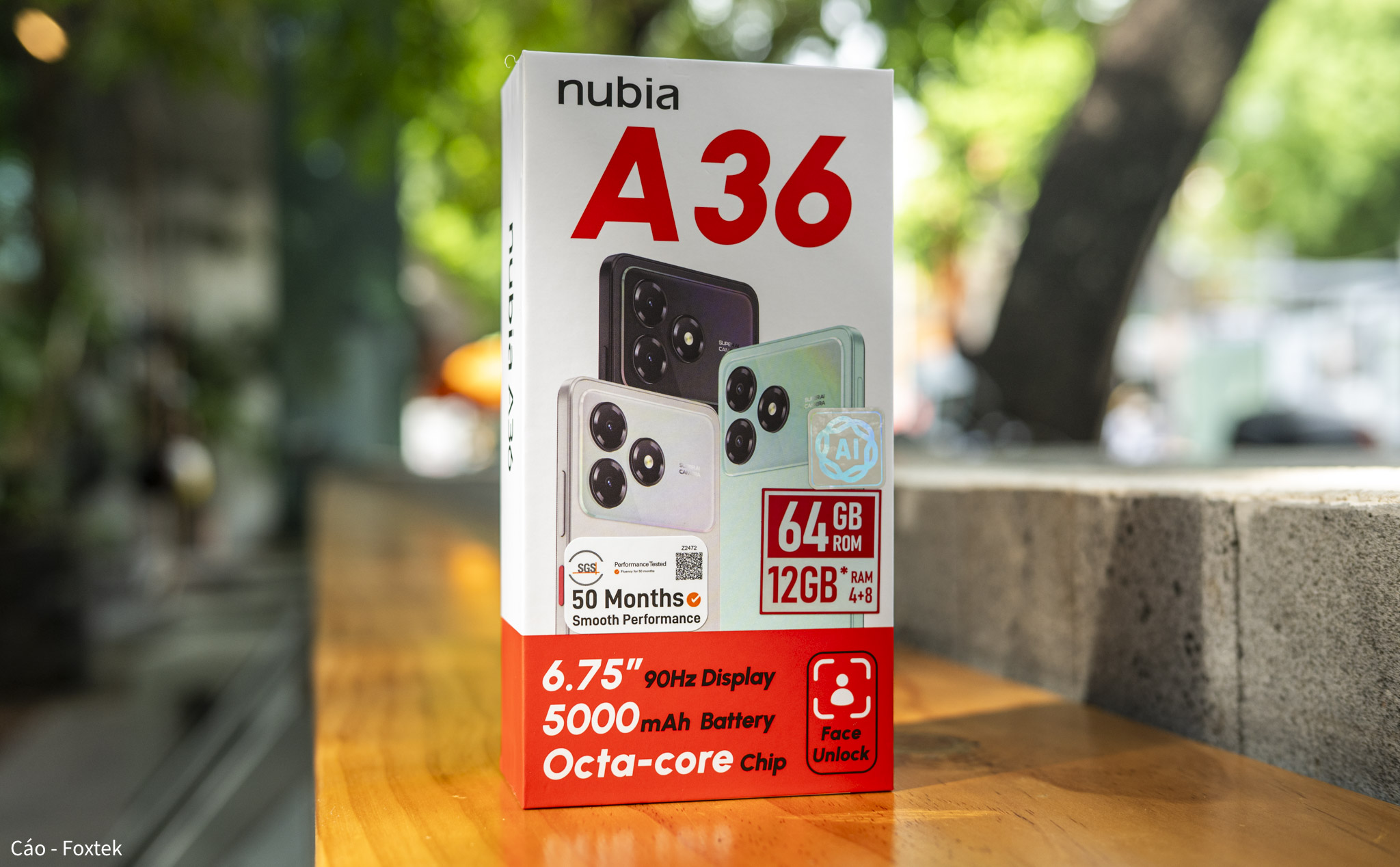 Mở hộp trên tay nubia A36: Phần mềm vẫn mượt sau 50 tháng, có tính năng AI, pin 5.000 mAh