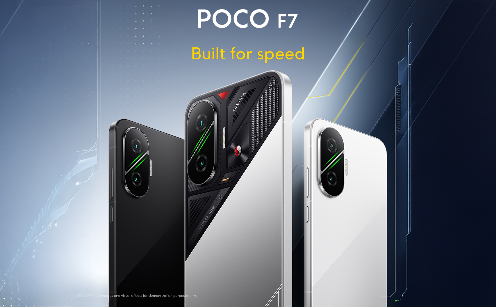 POCO F7 ra mắt: Snapdragon 8s Gen 4, pin lên đến 7.550 mAh, camera Sony IMX882, giá từ 10.4 triệu