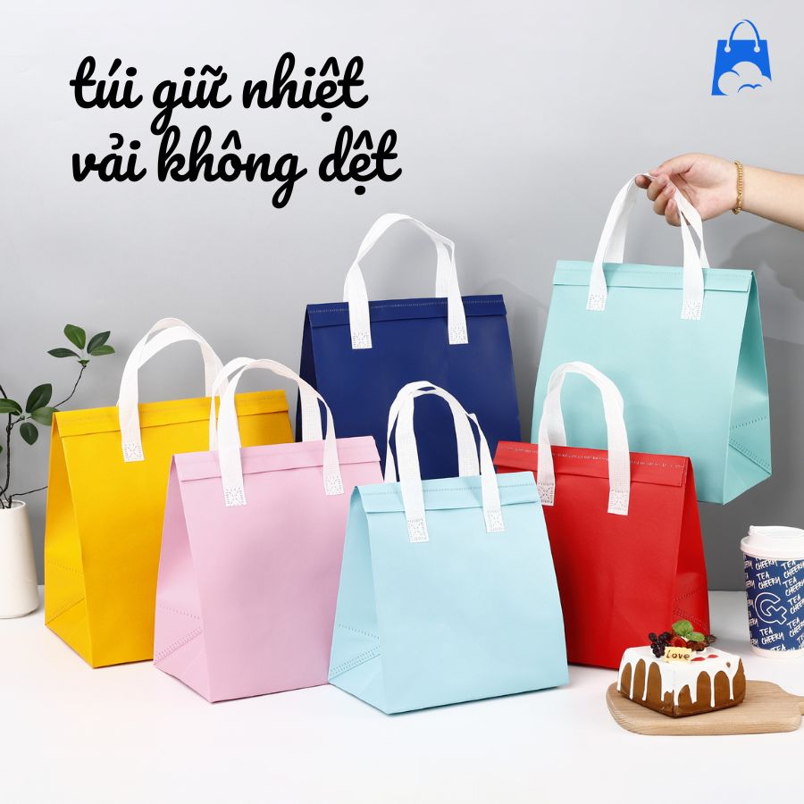 Túi Giữ Nhiệt Vải Không Dệt – Giải Pháp Hoàn Hảo Cho Quán Trà Sữa