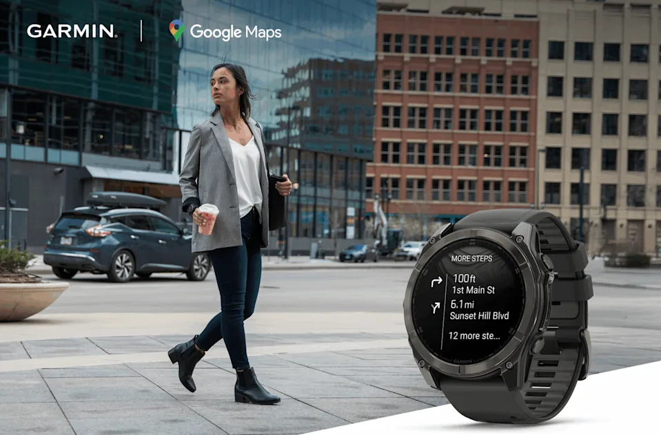 Đồng hồ Garmin đã có Google Maps