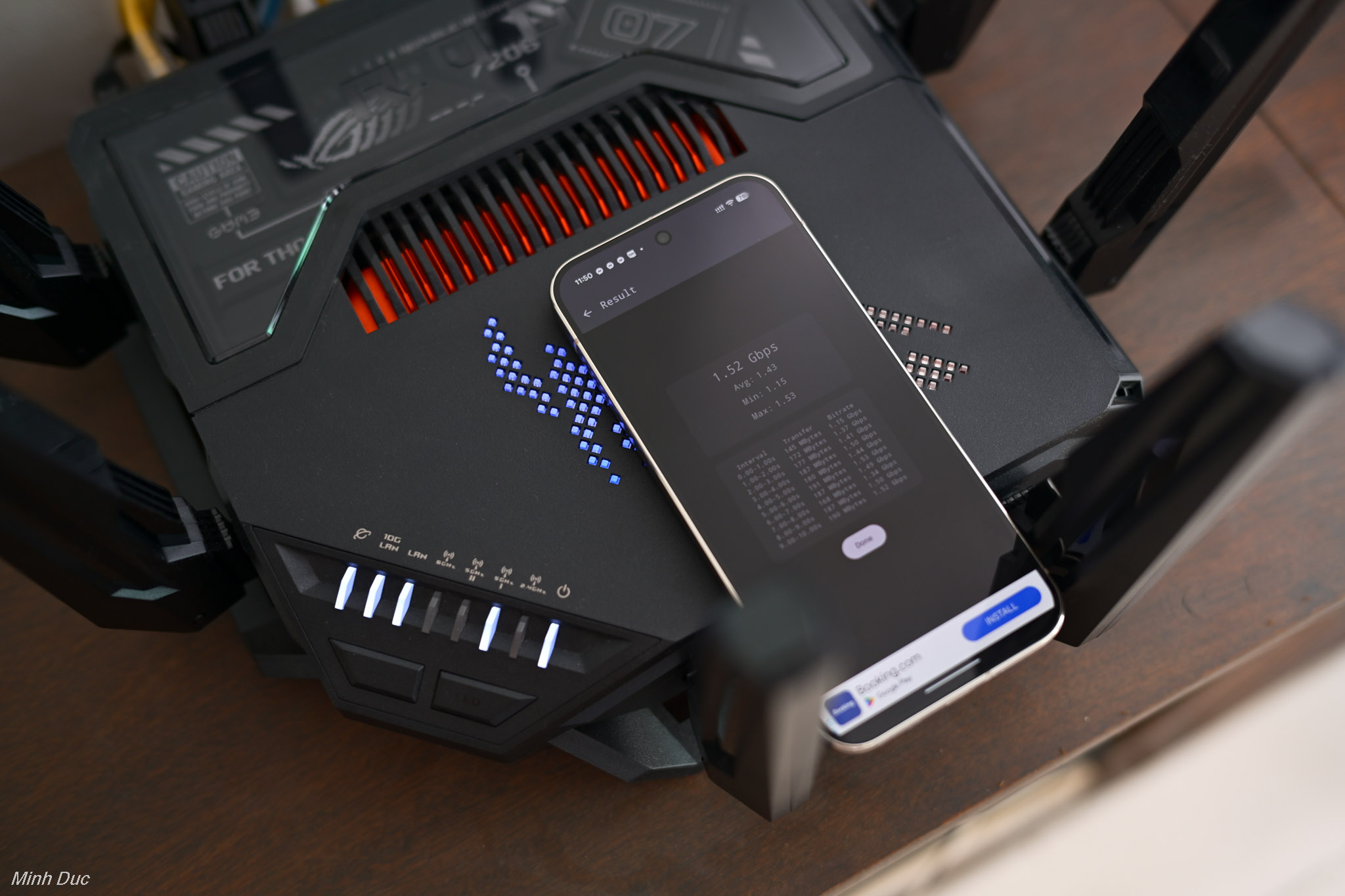#TinhteTest router Asus GT-BE98: Wifi 7 "thật" với băng tần 6GHz quá mạnh và tương lai
