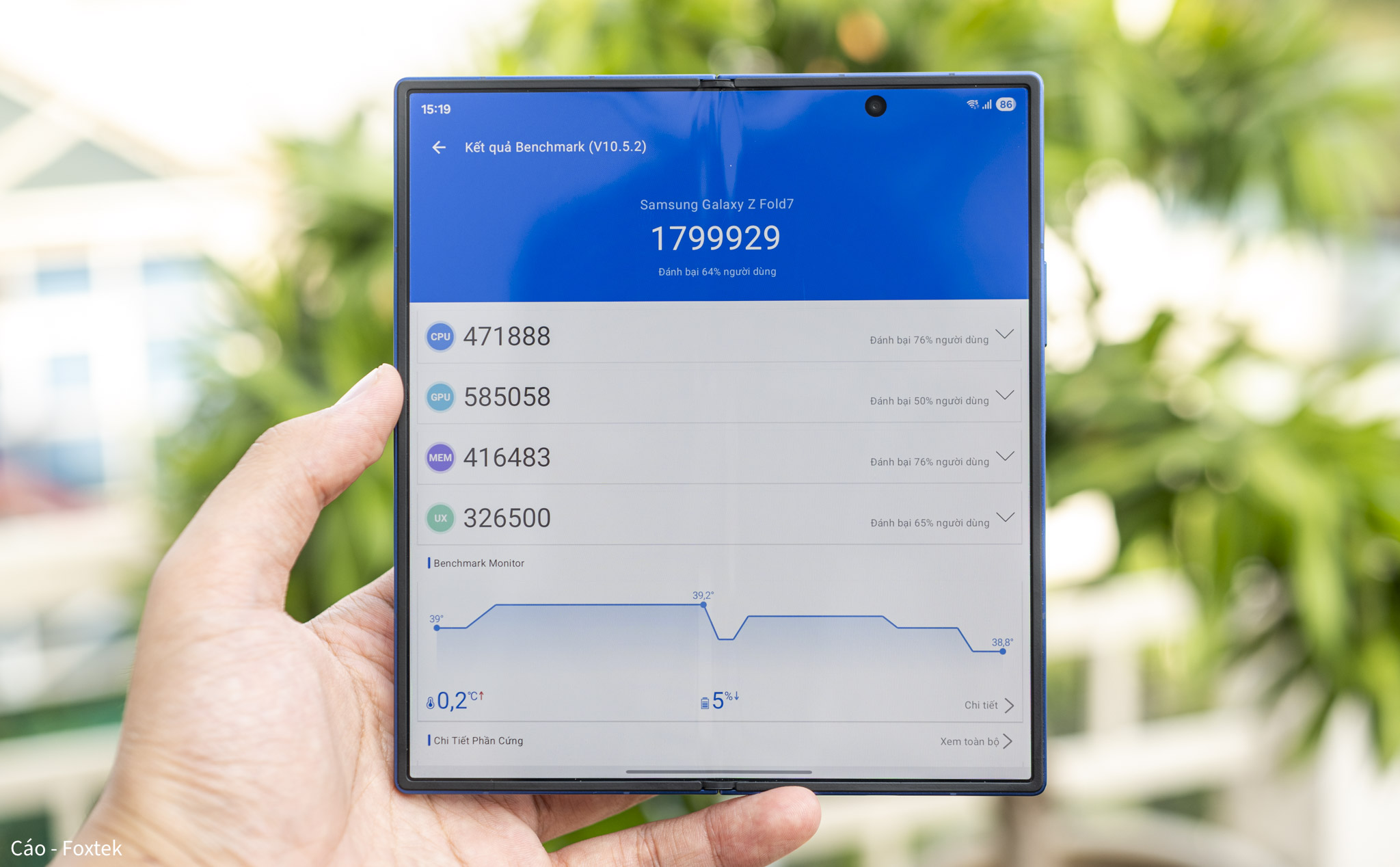 Đo Điểm Hiệu Năng: Samsung Galaxy Z Fold7