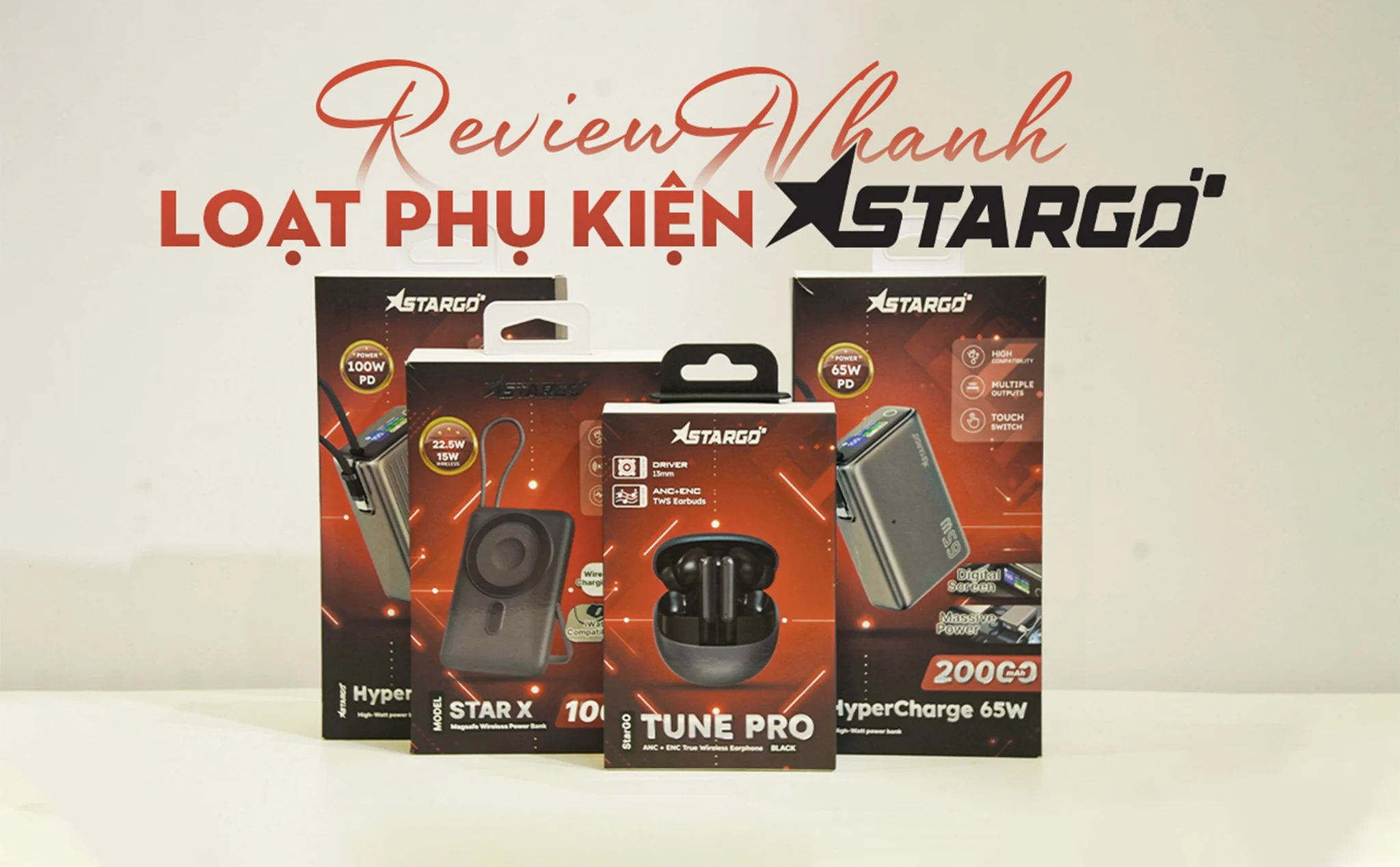 [QC] Review nhanh loạt phụ kiện StarGO: đẹp, hiện đại và đáng tiền