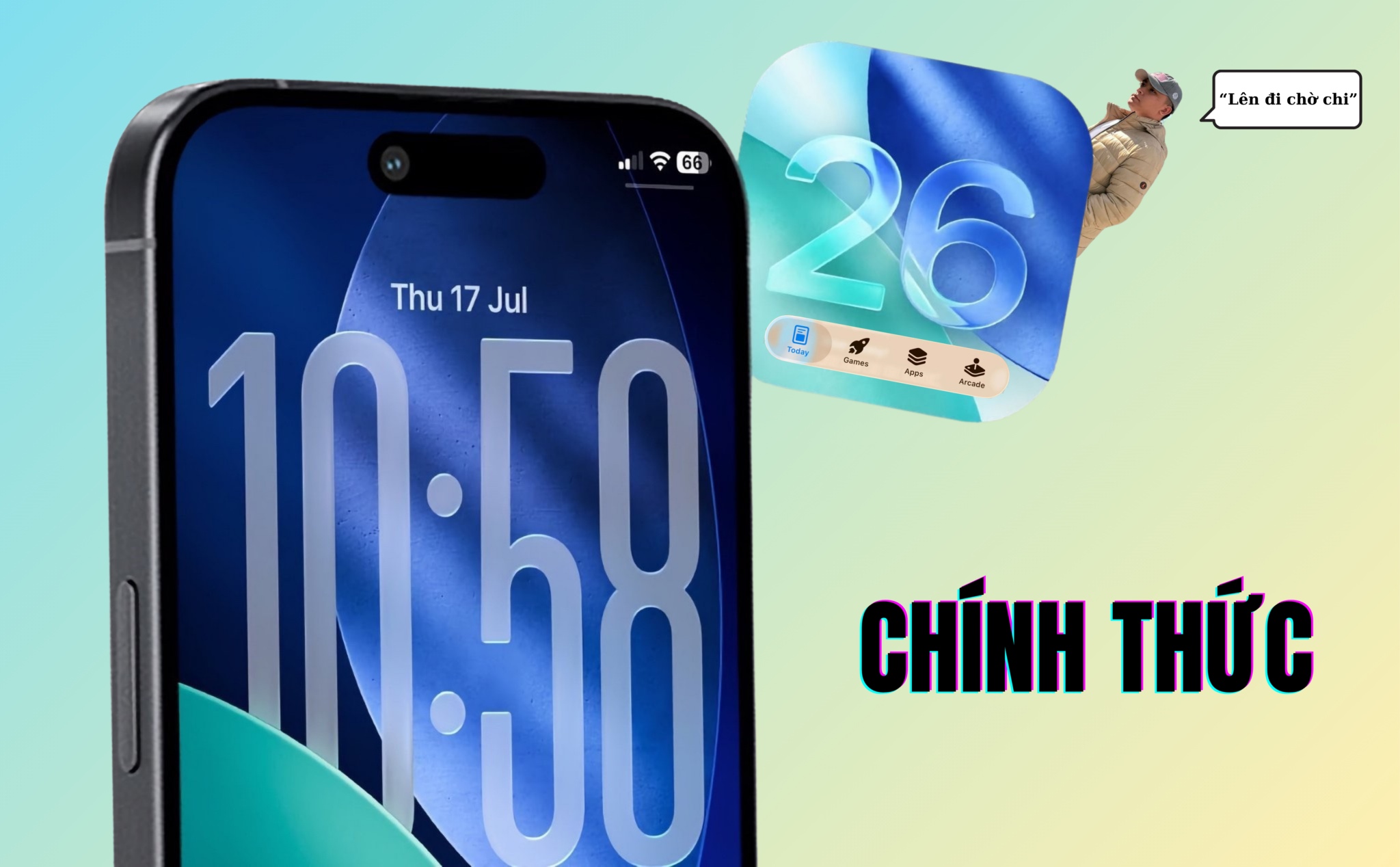 iOS 26 chính thức: Giao diện Liquid Glass mới, lên đi đợi gì nữa