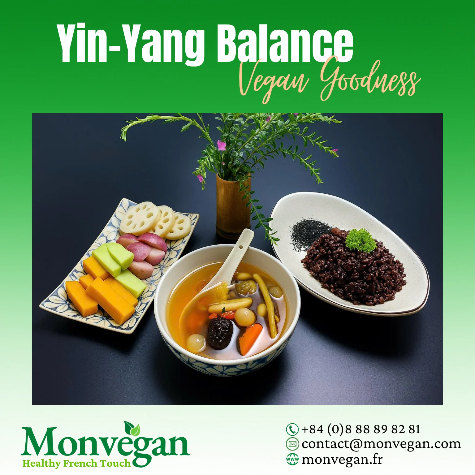 Cân Bằng Âm Dương Trong Ăn Uống – Nghệ Thuật Biến Món Chay Thành “Liều Thuốc” Quý Cùng Monvegan