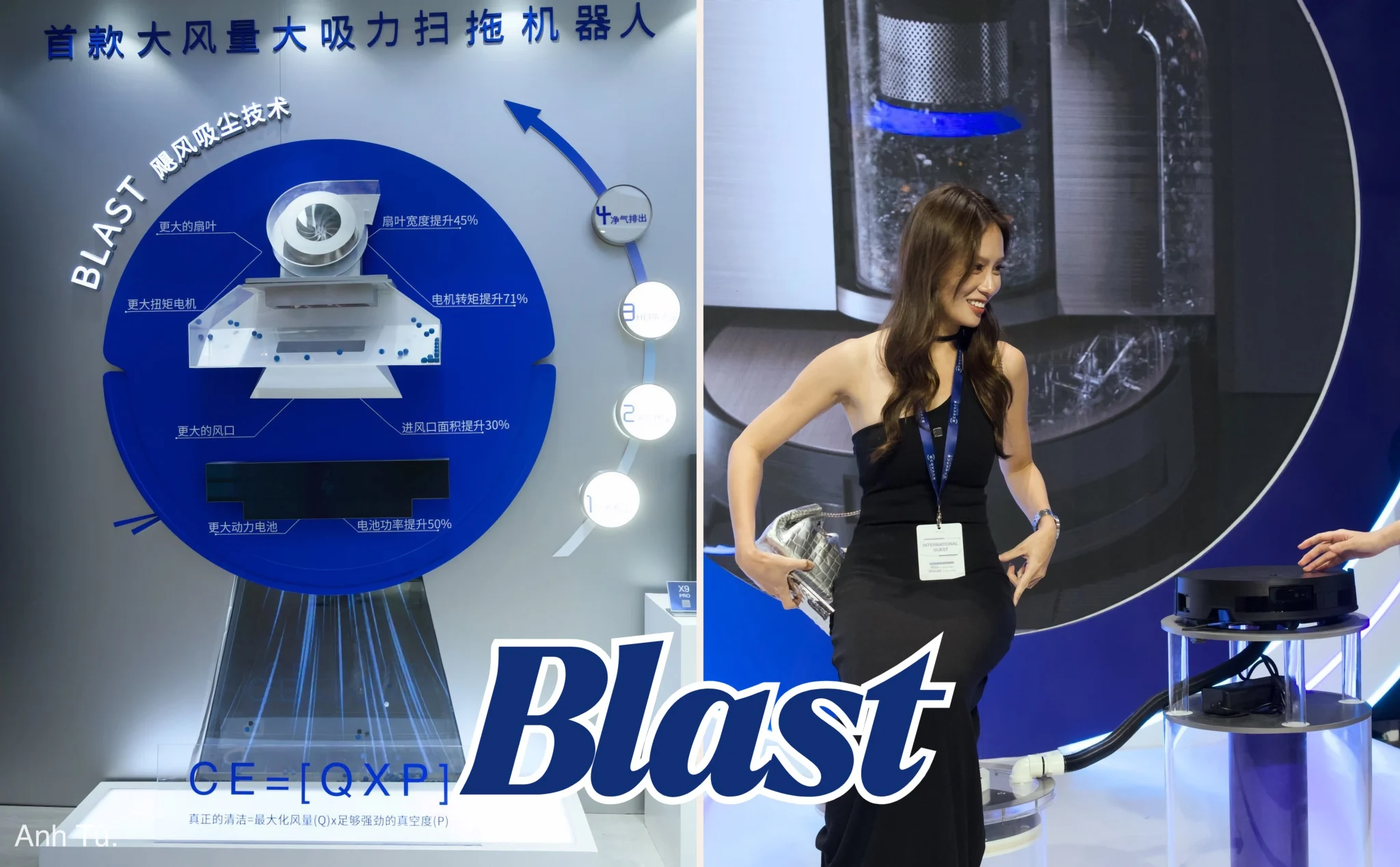 Giải thích cơ chế hút Blast mới trên robot của Ecovacs: Không còn đua lực hút nữa?