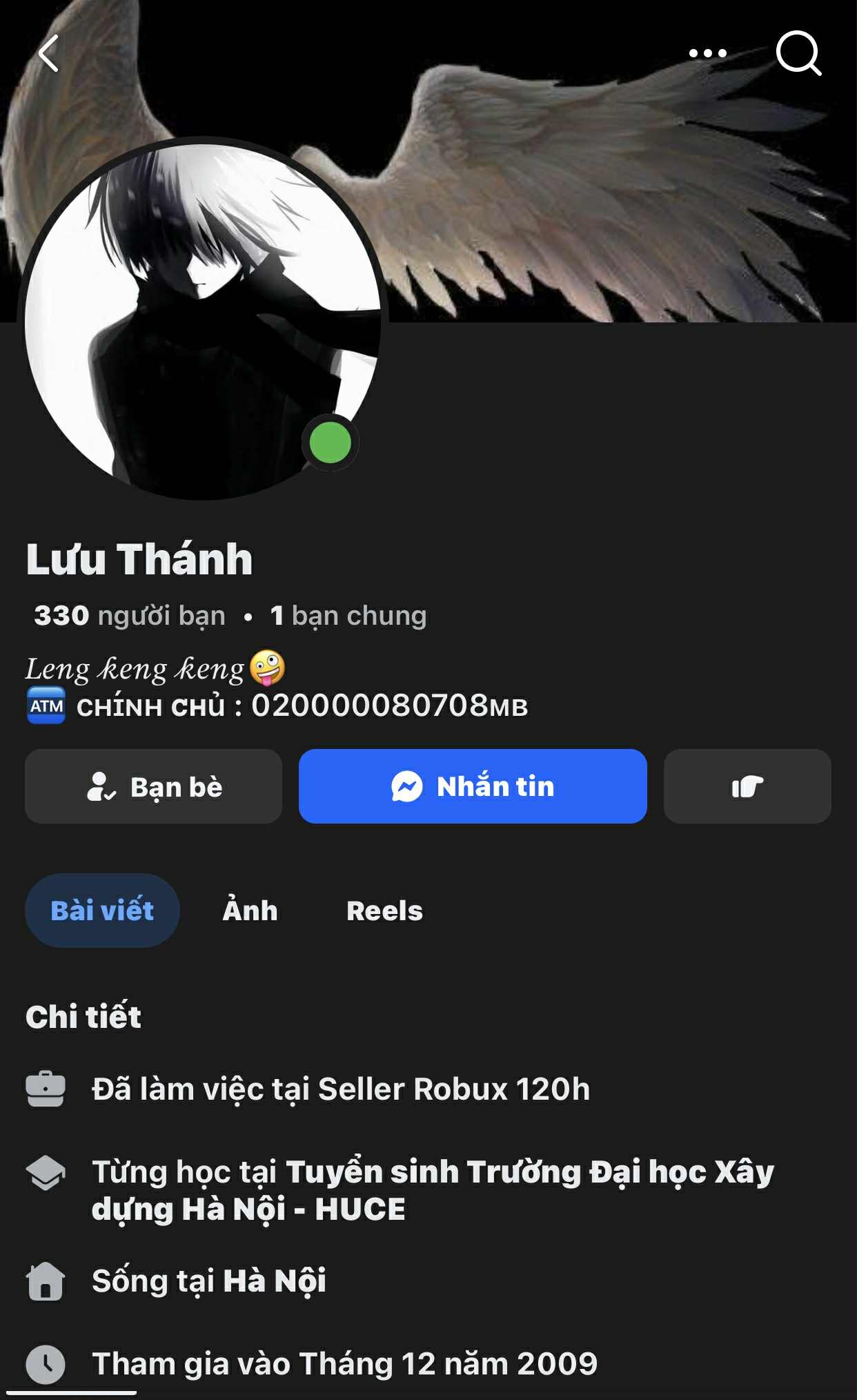 CHECKSCAM - LƯU THÁNH