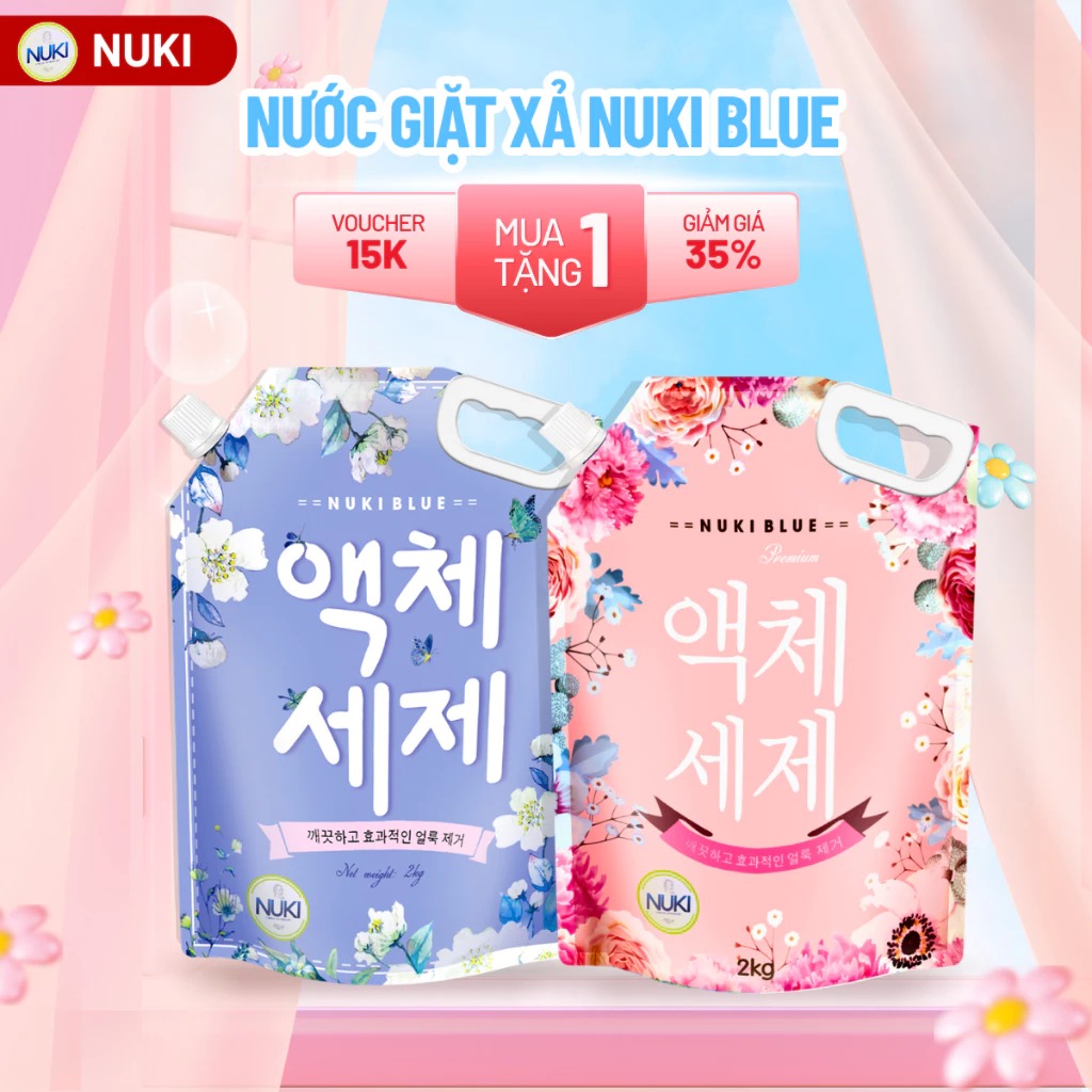 [TRẢI NGHIỆM] NƯỚC GIẶT XẢ NUKI BLUE 2L: CÔNG NGHỆ HÀN QUỐC CÓ GÌ ĐẶC BIỆT?
