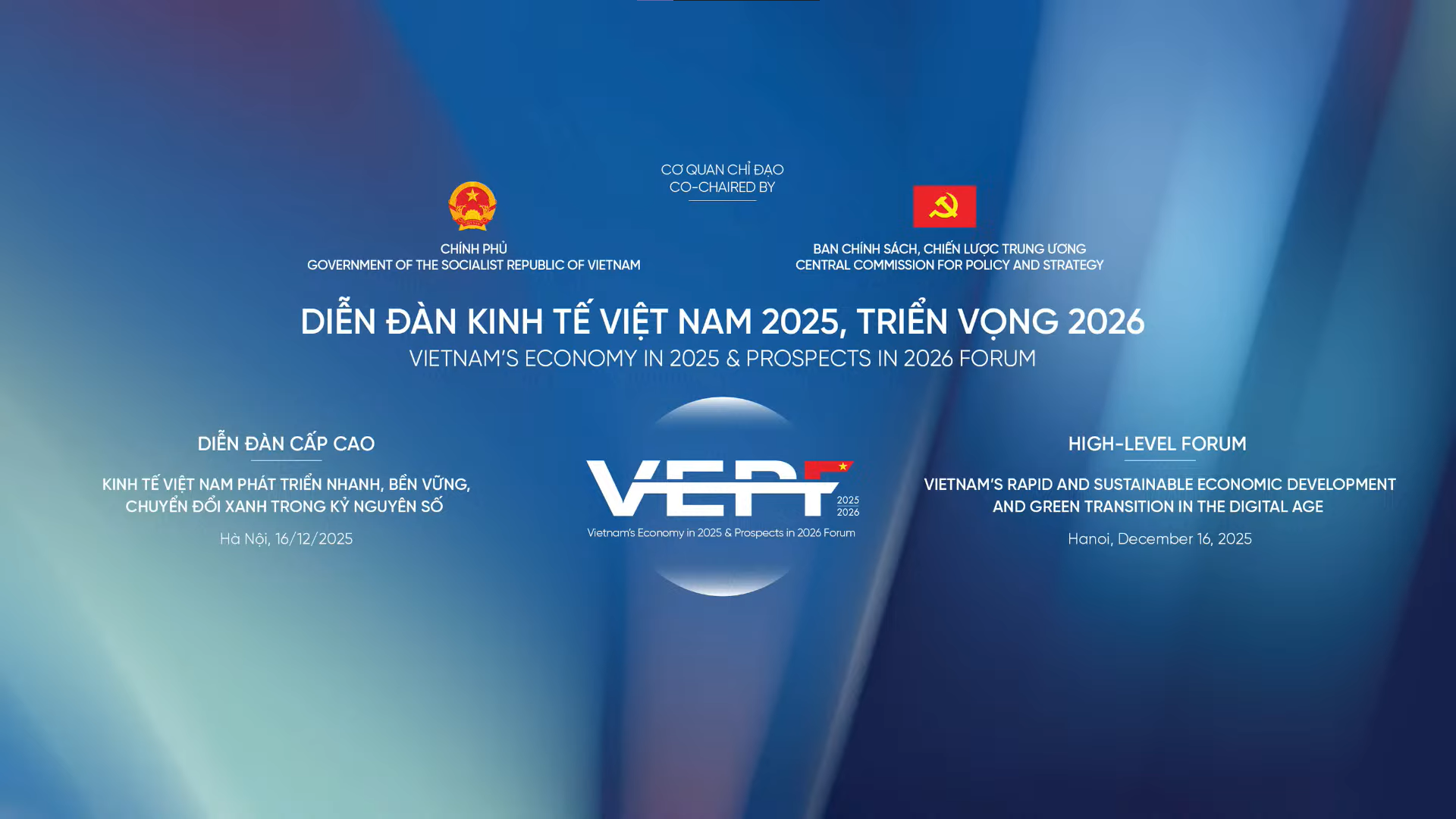 Tóm Tắt Diễn Đàn Kinh Tế Việt Nam 2025 – Triển Vọng 2026