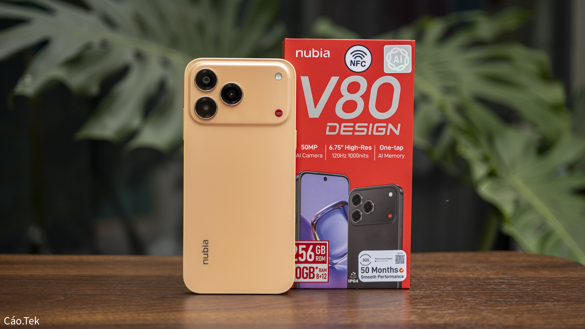 Mở hộp trên tay nubia V80 Design: Màn hình 6.75 inch, có sẵn Android 16, tích hợp nhiều tính năng AI