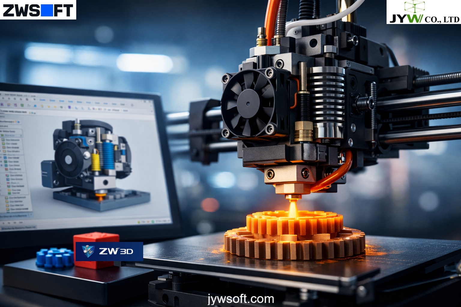 Extruder Máy In 3D: Hướng Dẫn Toàn Diện Với Phần mềm ZW3D