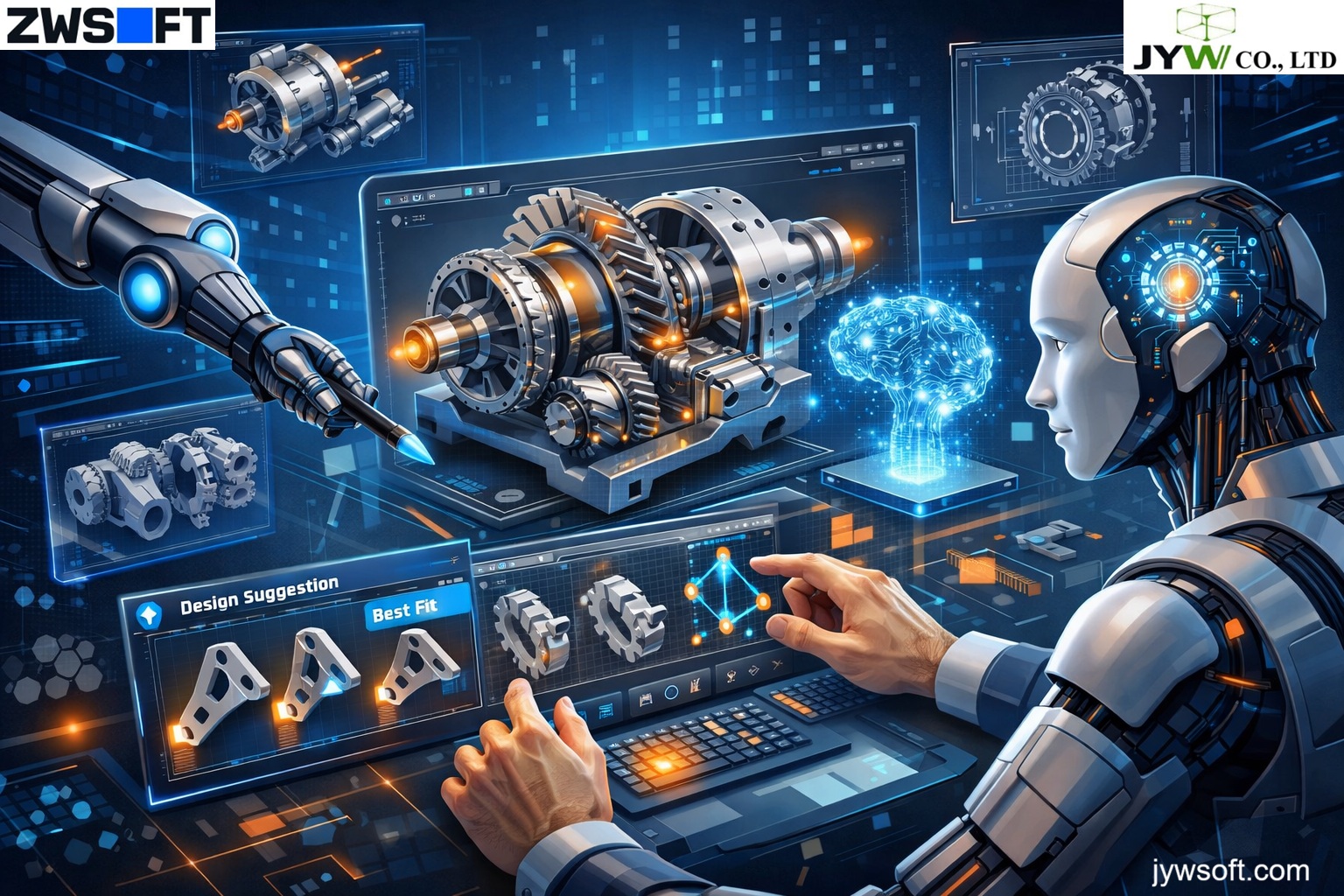 Phần mềm ZW3D và các tính năng AI giúp tăng tốc thiết kế cơ khí