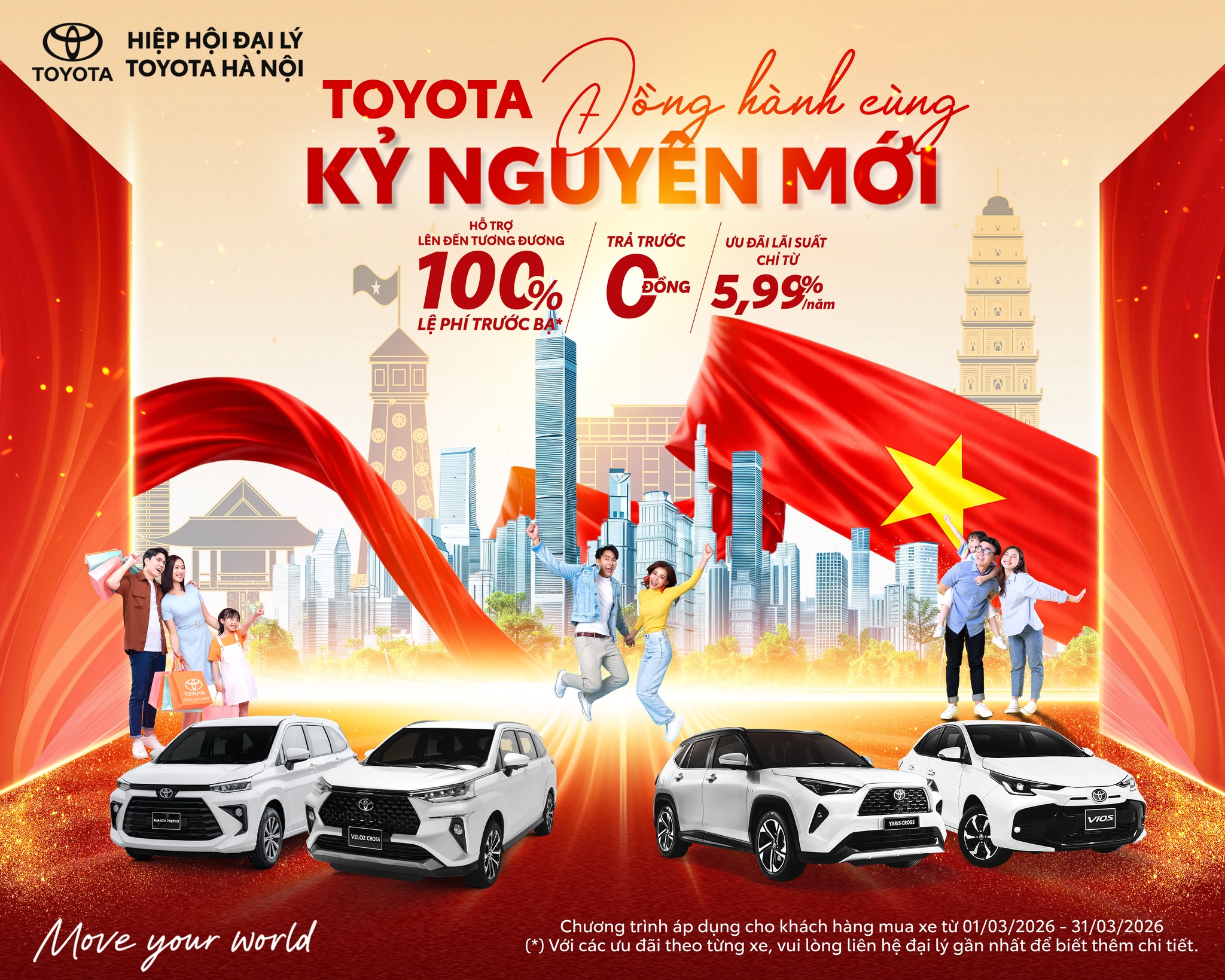 HIỆP HỘI TOYOTA HÀ NỘI TỔ CHỨC SỰ KIỆN VÙNG “TOYOTA ĐỒNG HÀNH CÙNG KỶ NGUYÊN MỚI”