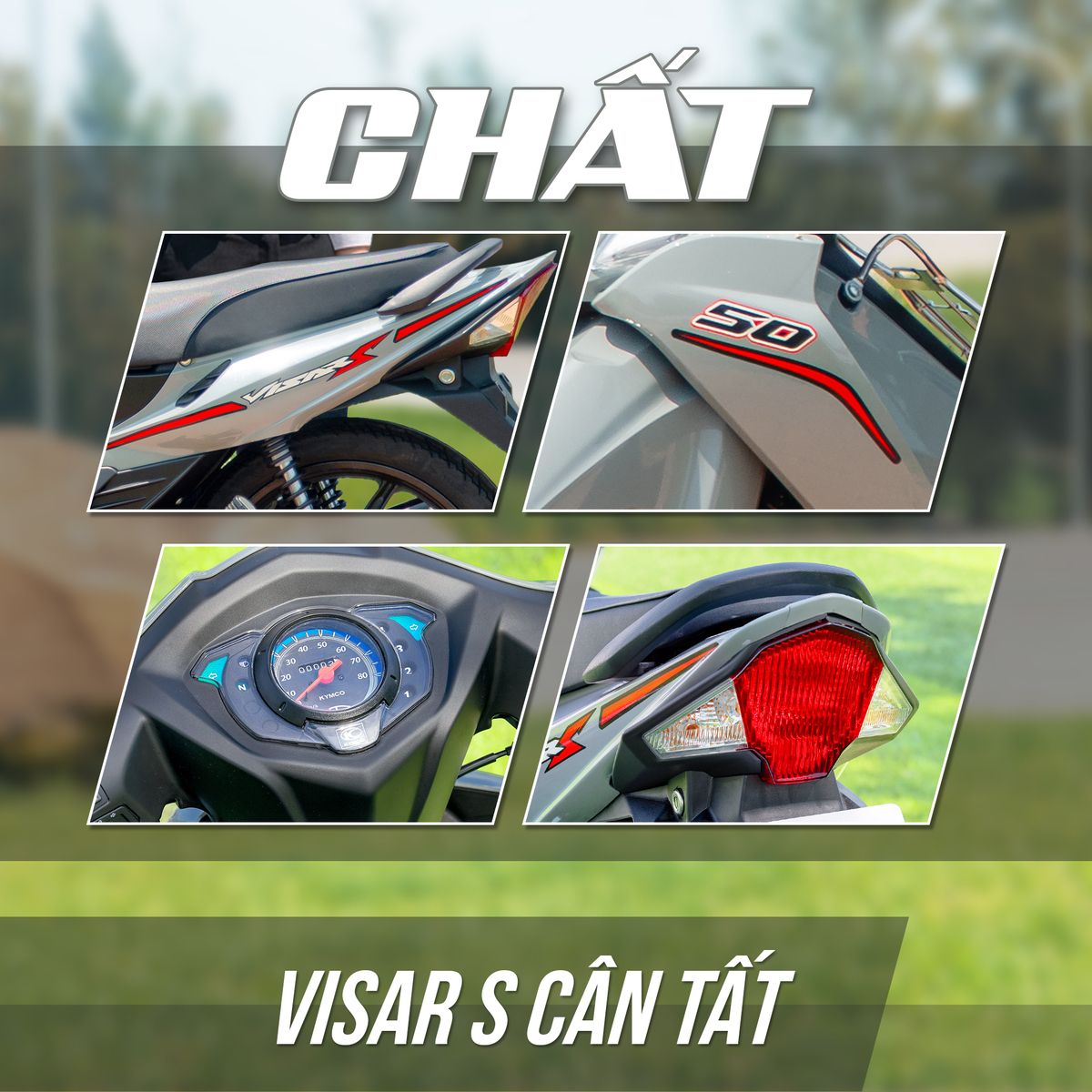 GỌN - NHẸ - CHẤT - VISAR S CÂN TẤT