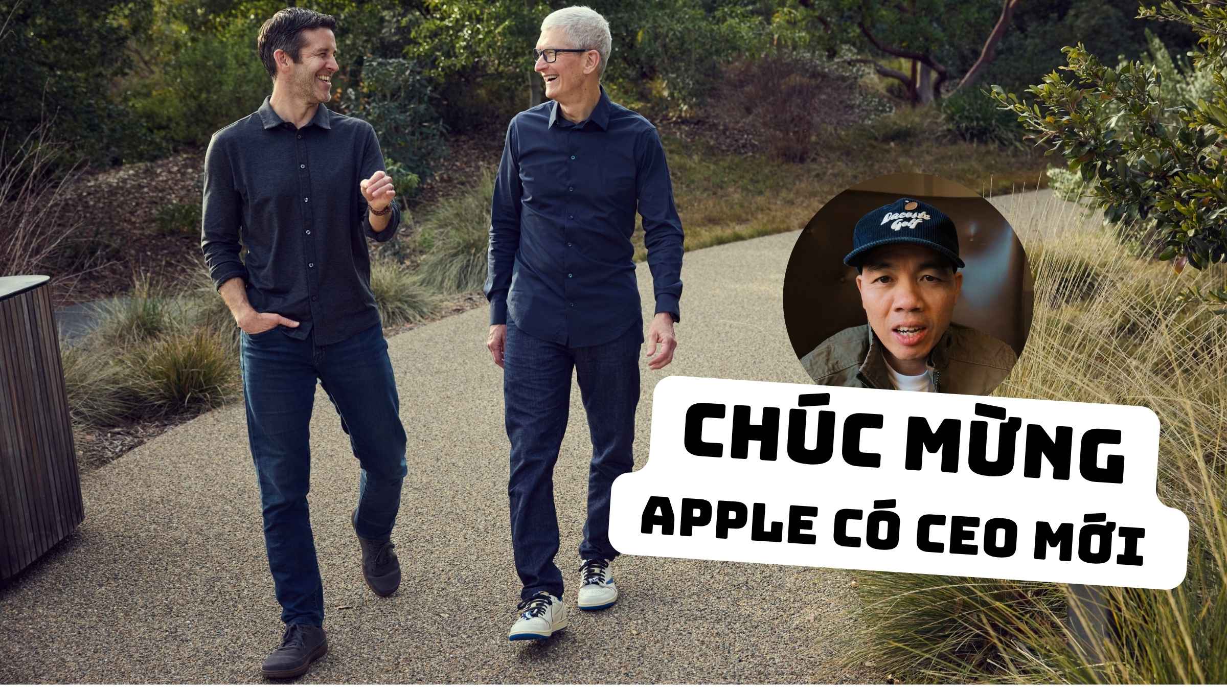 Chúc mừng Apple có CEO mới và Tim Cook