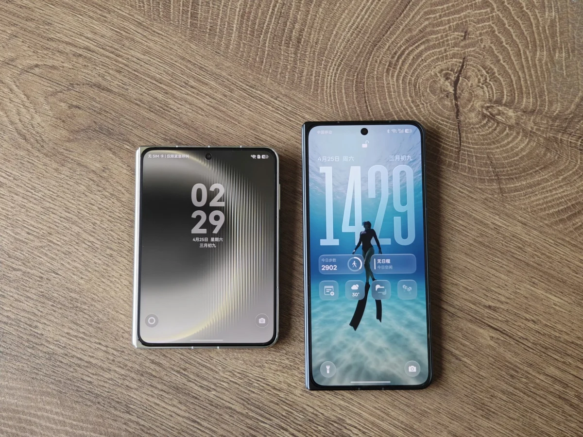 Hình dung tỉ lệ Huawei Pura X Max khi đặt cạnh Oppo Find N6