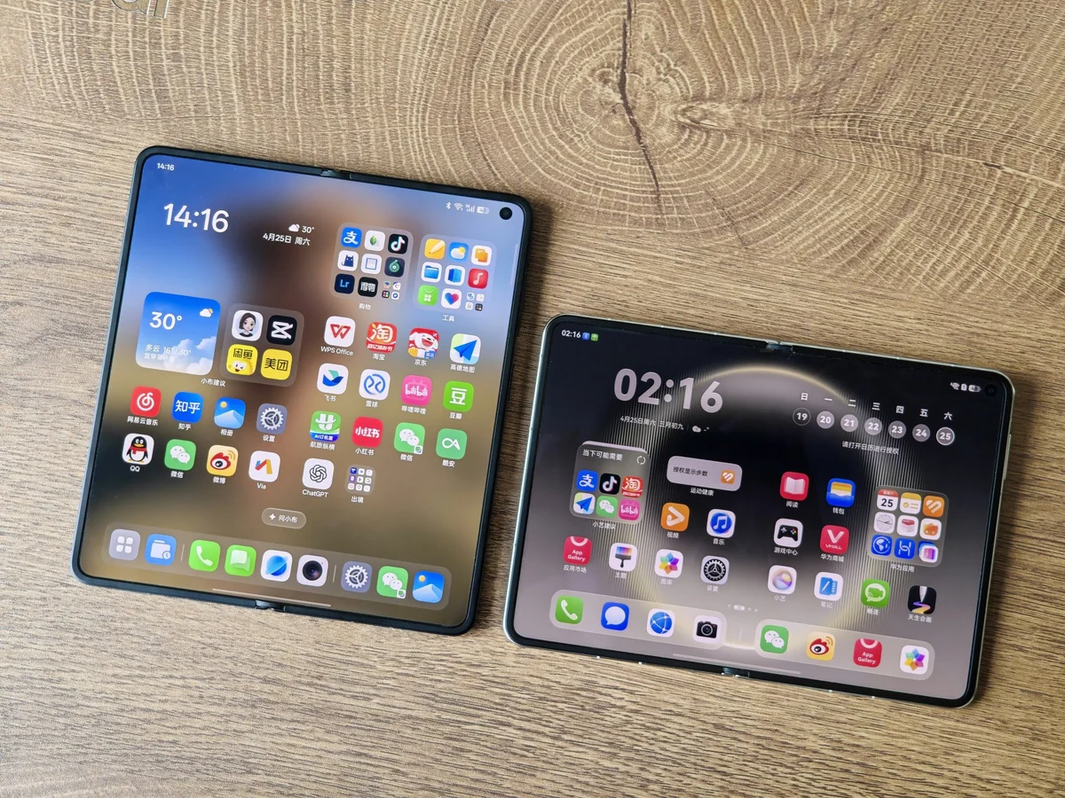 Hình dung tỉ lệ Huawei Pura X Max khi đặt cạnh Oppo Find N6