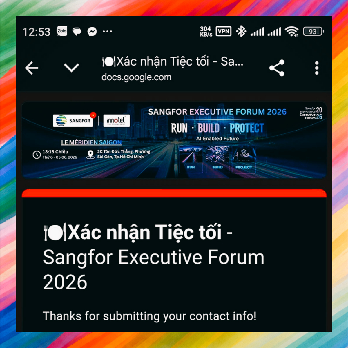 Tiệc tối Sangfor thôi mà, ai sợ thì đi về  | #TEKLink120