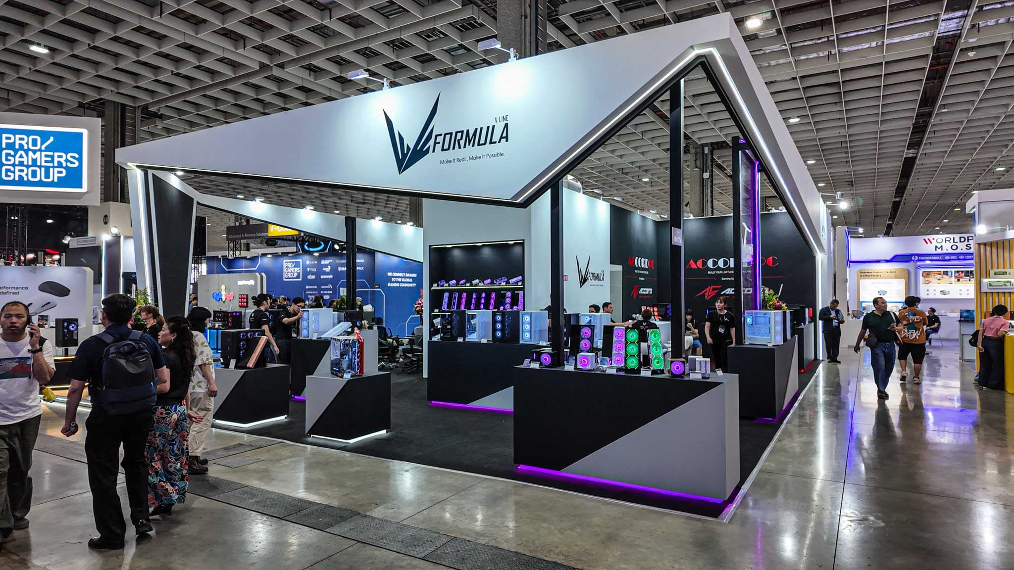 Một vòng gian hàng Formula V Line tại COMPUTEX 2026