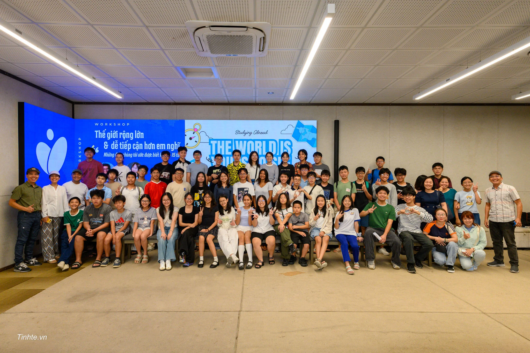 Hình ảnh workshop: chia sẻ trải nghiệm thực tế du học